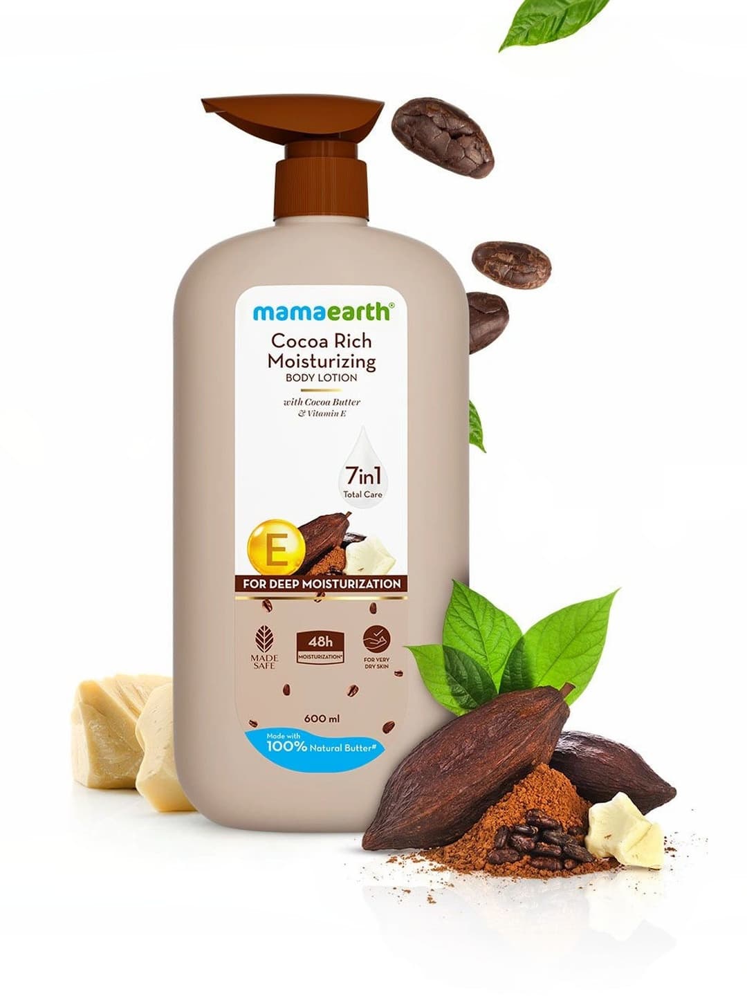Mamaearth Cocoa Rich Moisturizing Body Lotion - 600 ml