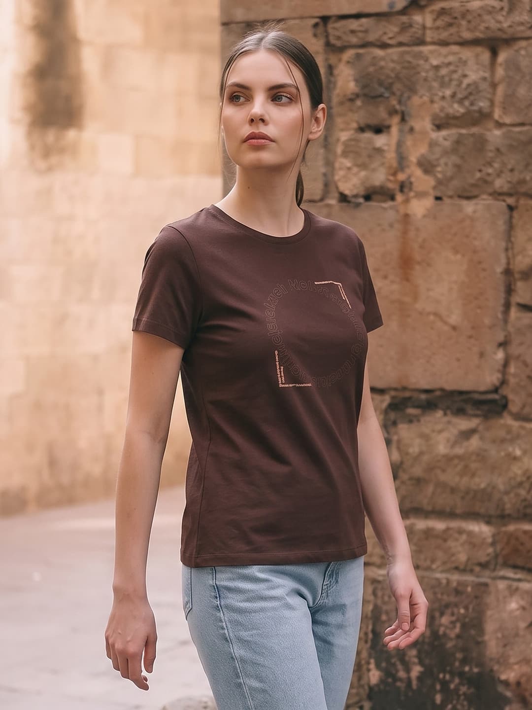 The Roadster Life Co. Typography Printed T-shirt