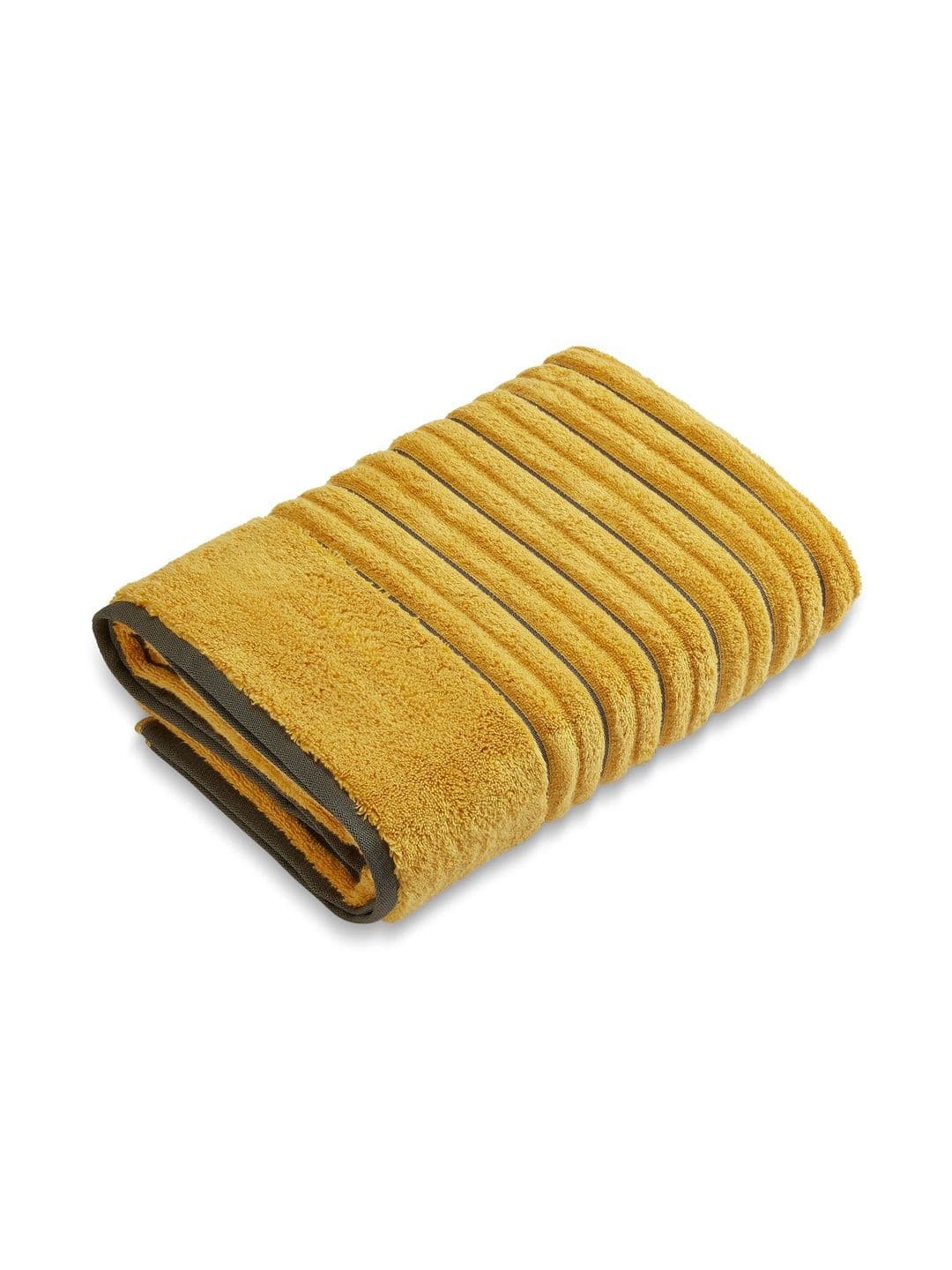SPACES Yellow 1 Cotton 575 GSM Bath Towel