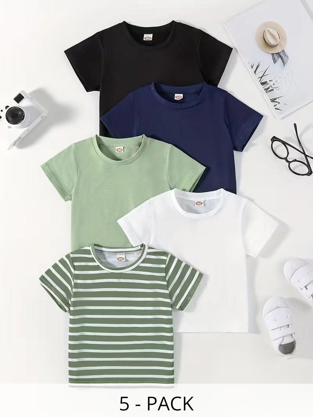 BAESD Boys 5 Striped T-shirt