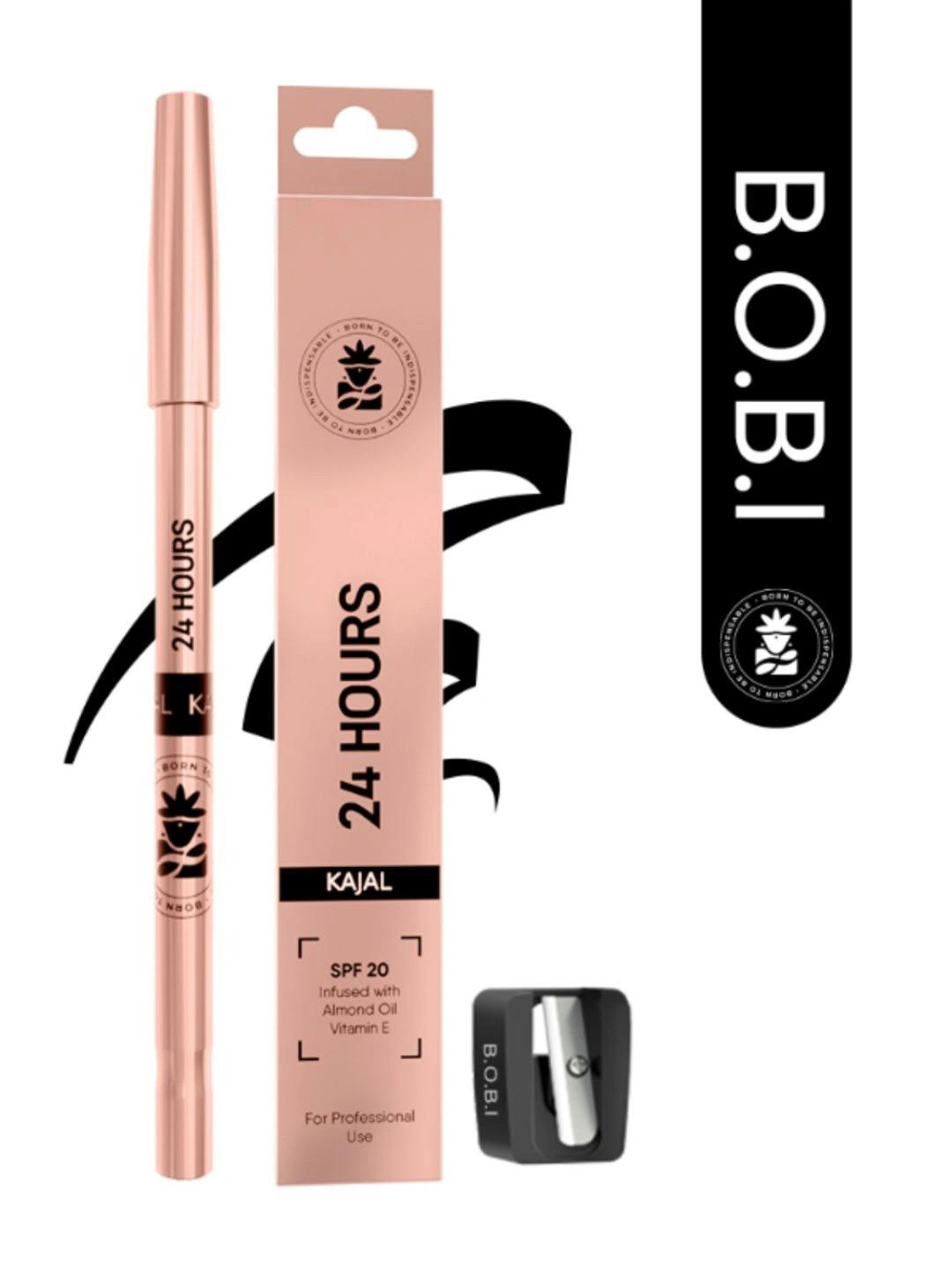 BOBI 24 Hour Long Lasting Kajal With Vitamin E- Black -1.5 g
