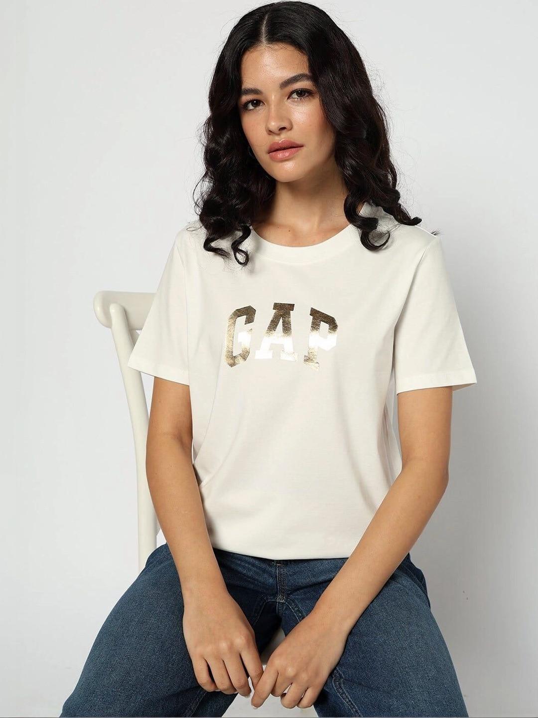 GAP Brand Logo Printed Slim Fit T-shirt