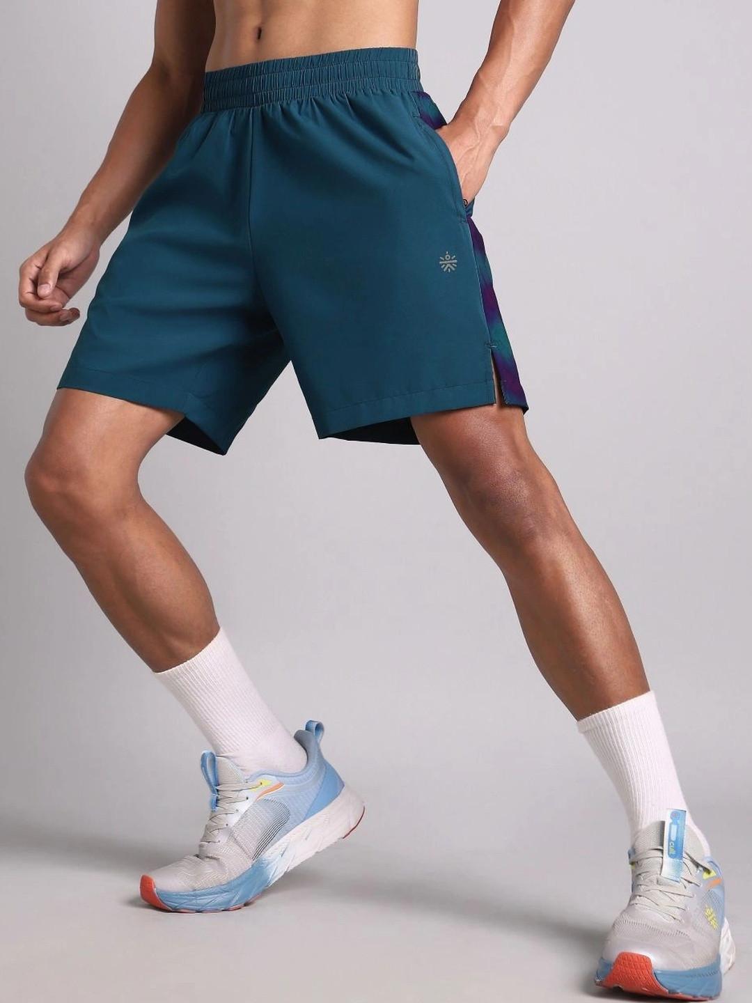 CULT Men's Teal Halo Night Run Shorts