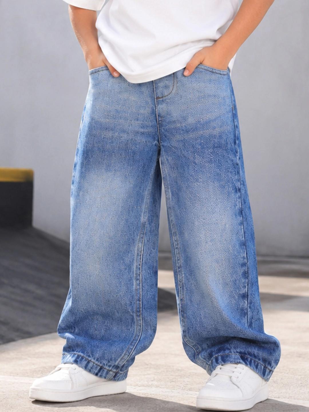 KiddoPanti Boys Mid-Rise Stretchable Jeans