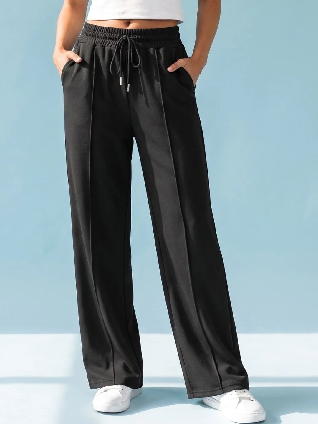 Blinkin Women Wide Leg Track Pants