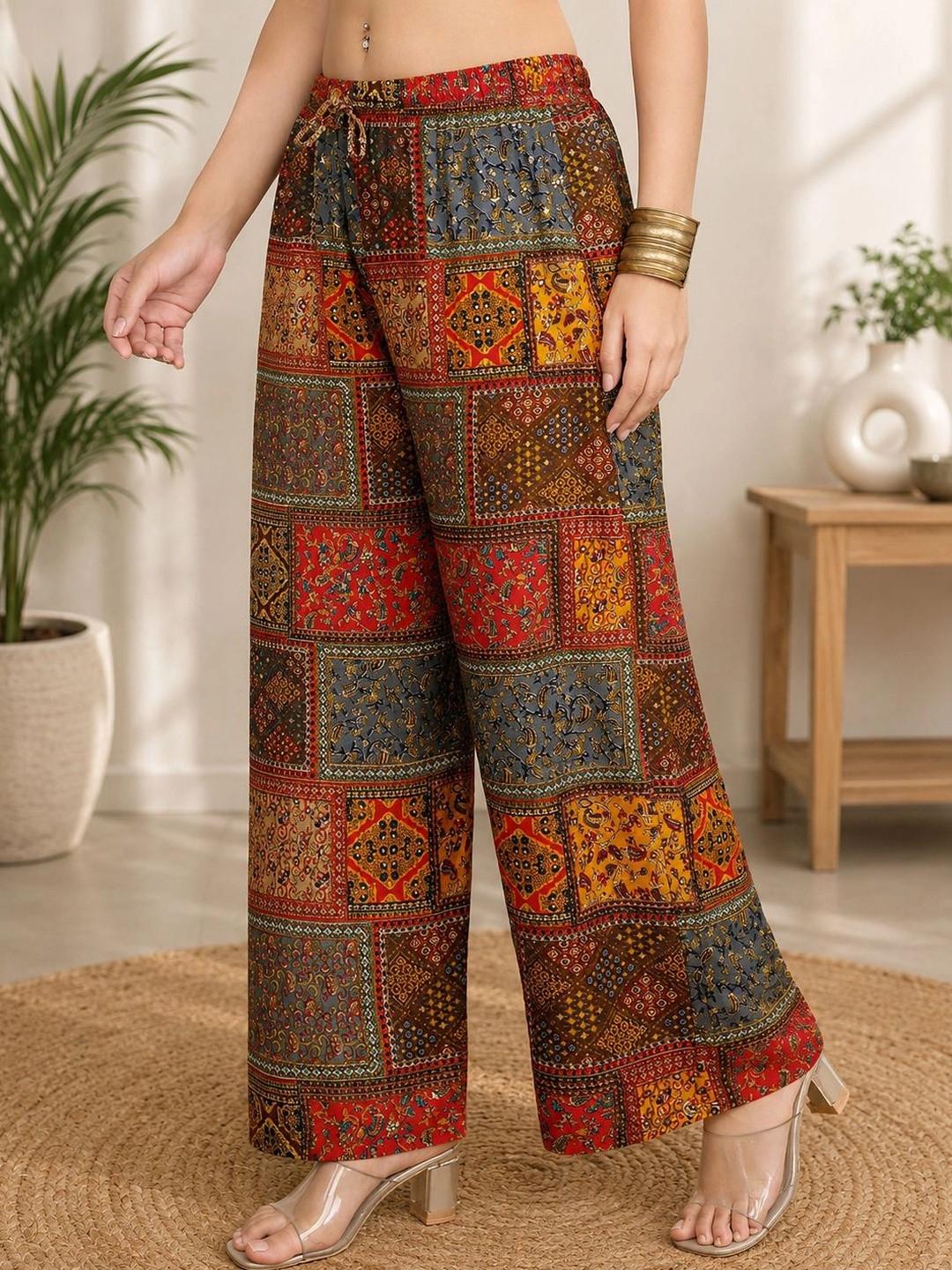 GRACIT Women Paisley Printed Ethnic Palazzos