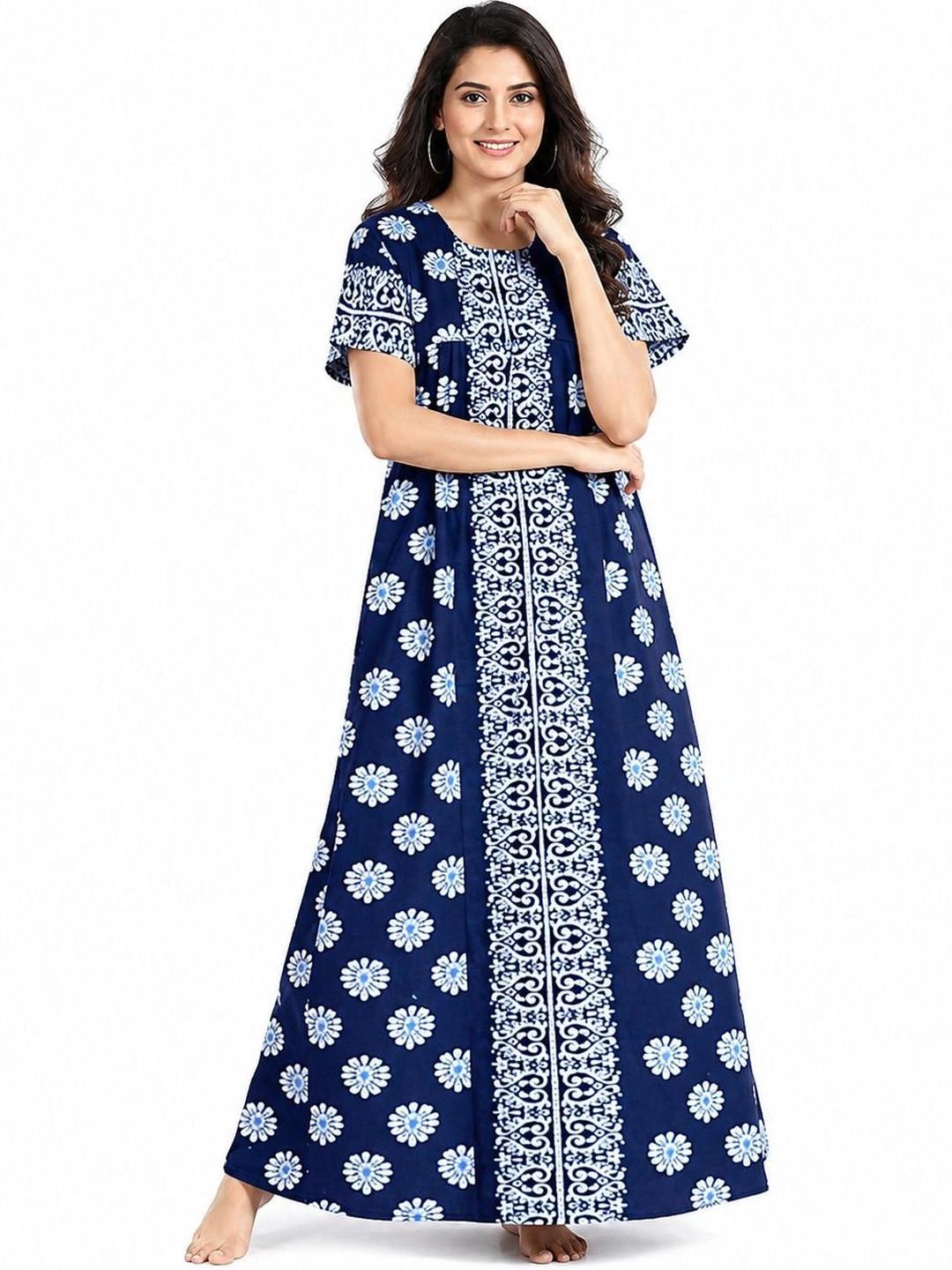 VRSU Printed Maxi Nightdress
