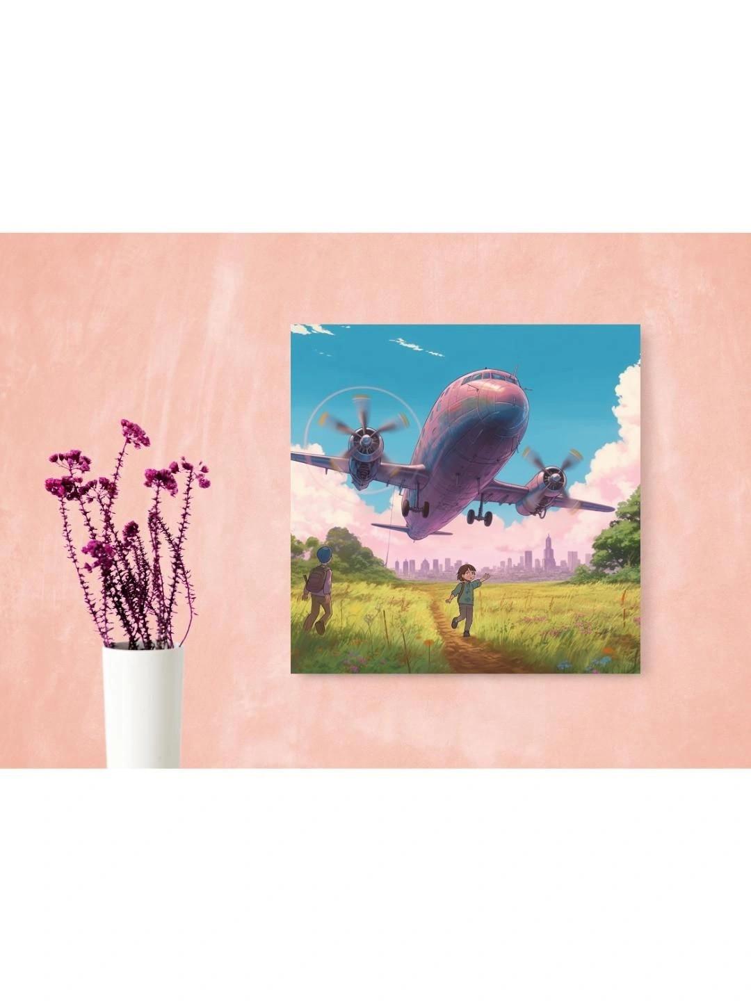 ARTOLIC Green Printed Self Adhesive Wall Stickers
