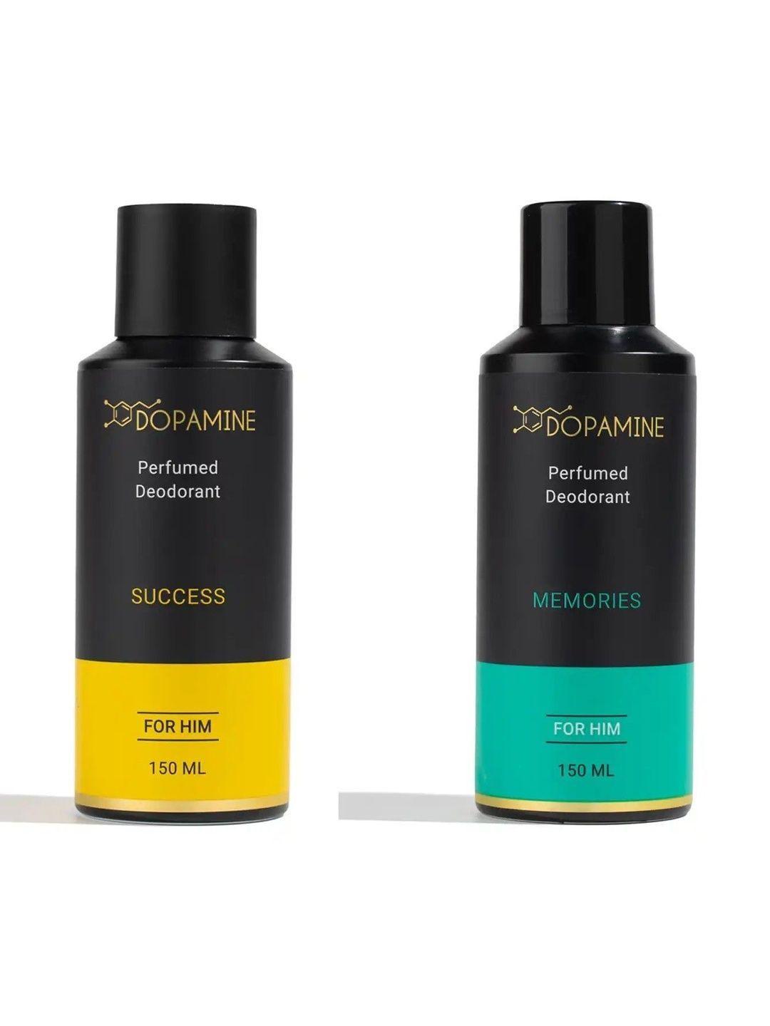 DOPAMINE Men Set Of 2 Success & Memories Perfumed Deodorant - 150 ml Each