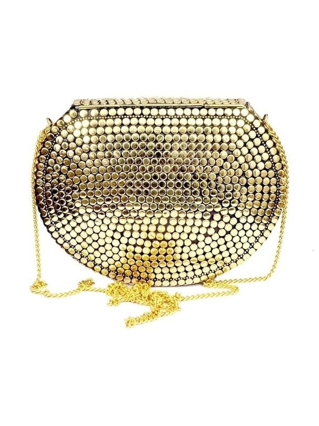 Sangria Embellished Box Clutch