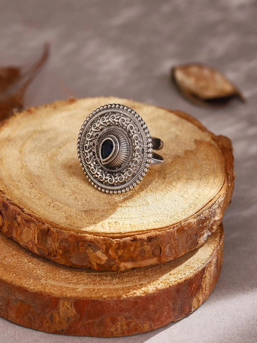 Fabindia Women Oxidised Finger Ring
