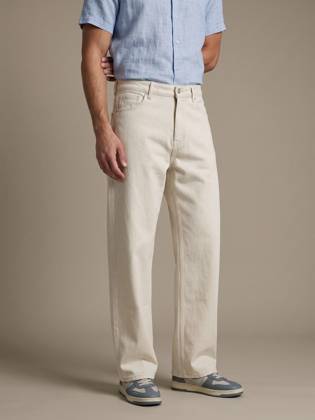 glitchez Men Wide Leg Jeans