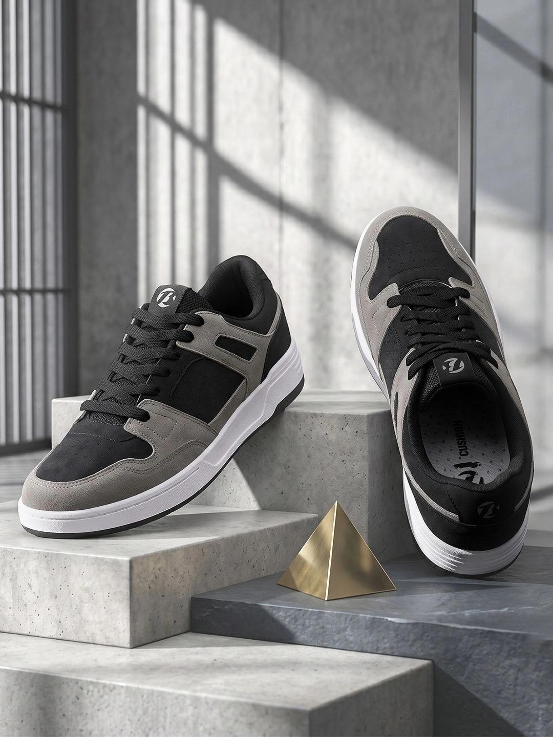 Bata Men Lace-Up Colourblocked Sneakers
