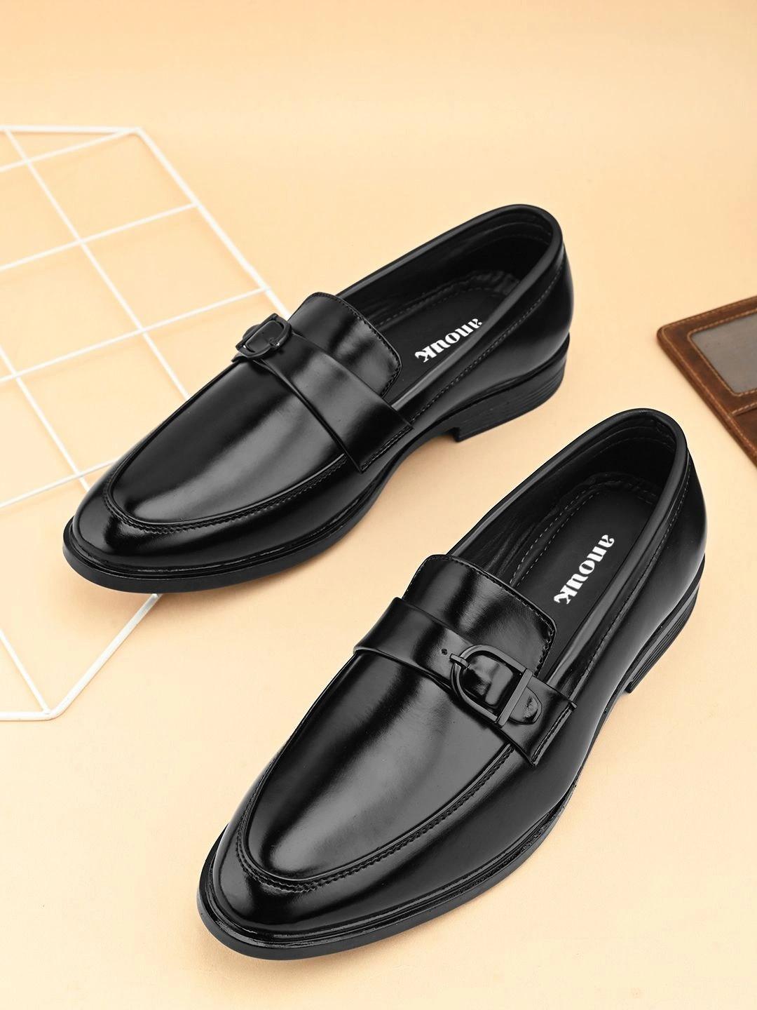 Anouk Men Pointed Toe Slip-On Formal Loafers