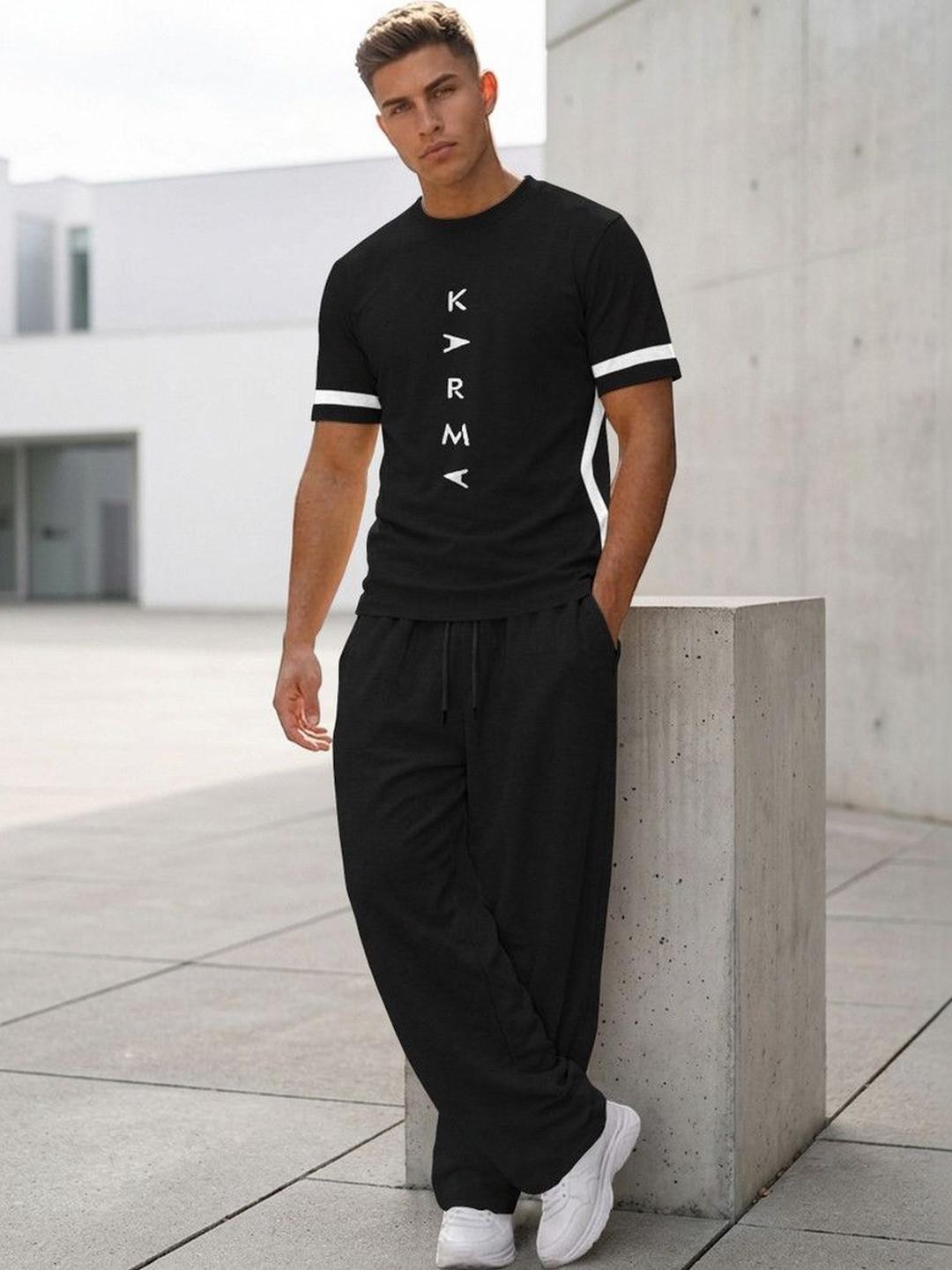 BLIVE Men Printed Night suit