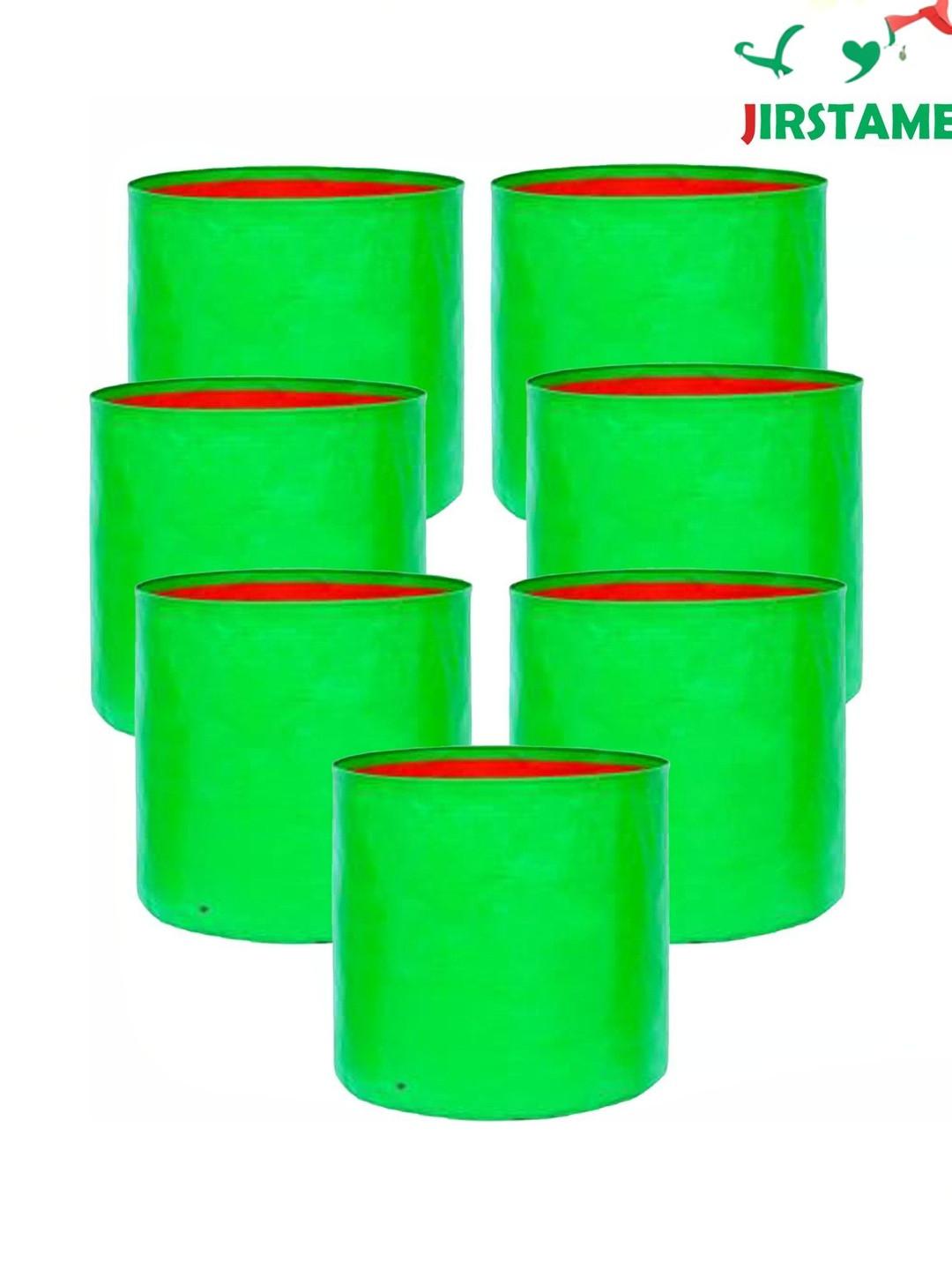 JIRSTAME 7-Pcs Green Terrace Gardening Planting bags