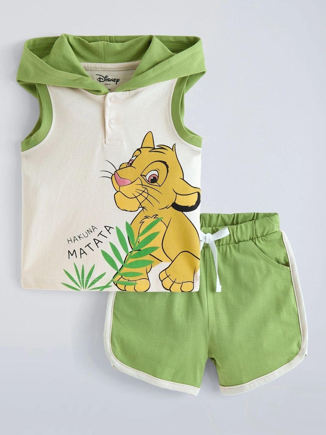 Hopscotch Boys Printed T-shirt with Shorts