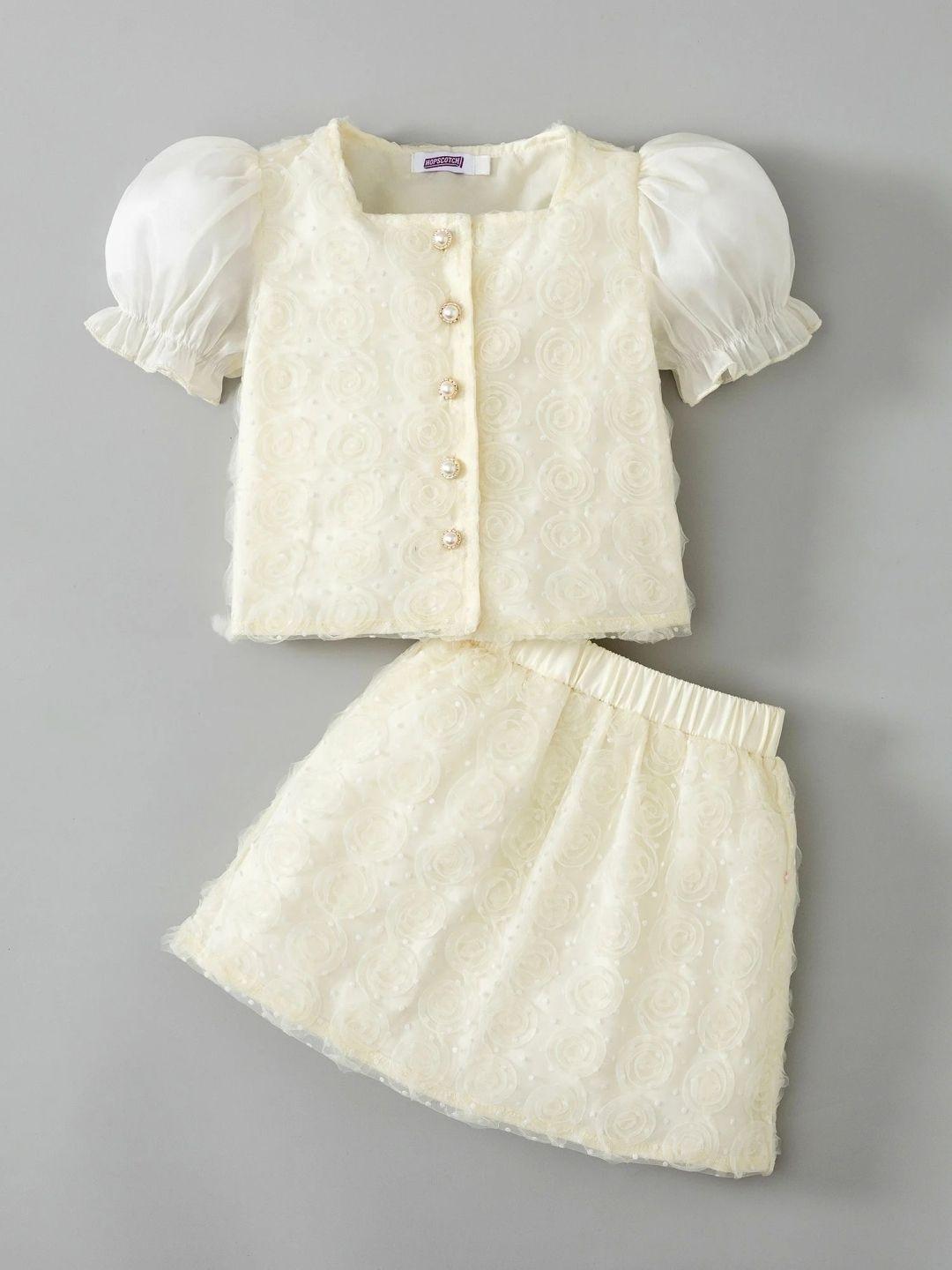 Hopscotch Girls Top with Skirt