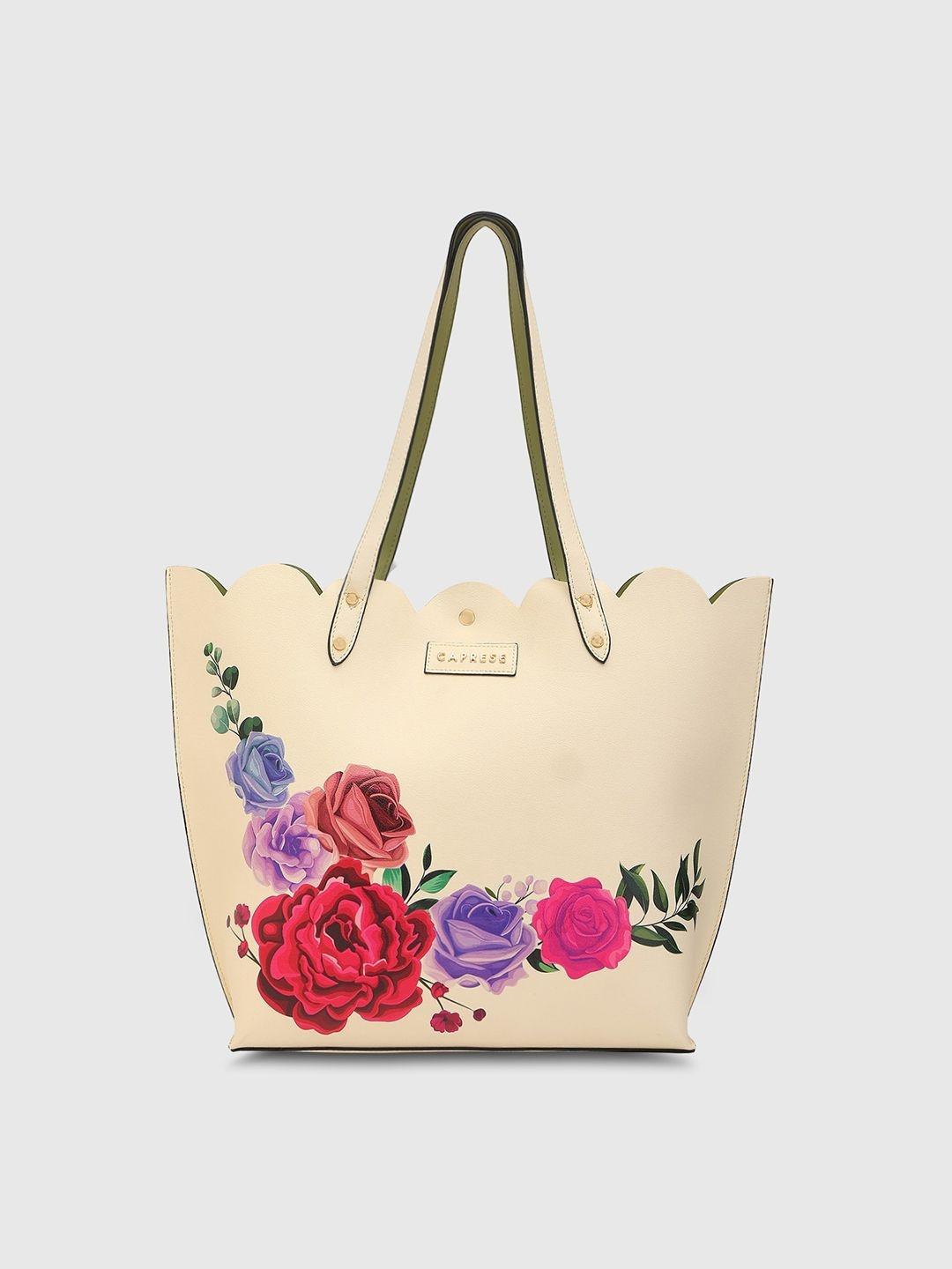 Caprese Floral Printed Tote Bag