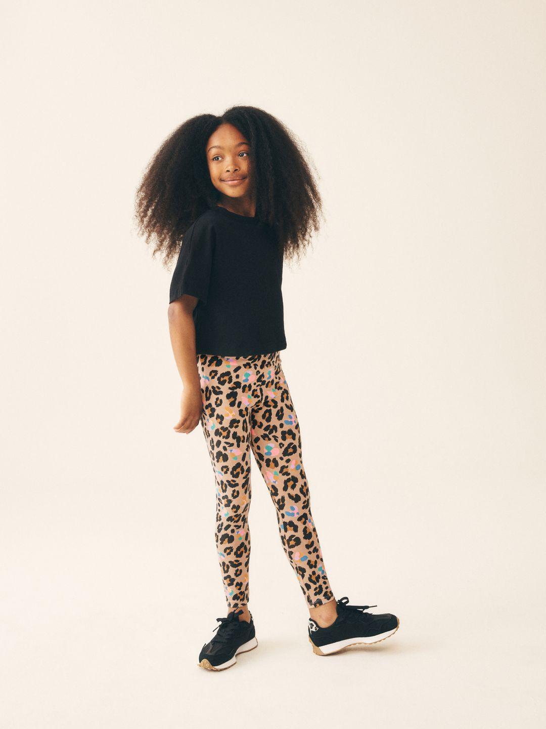 NEXT Girls Cotton Printed Ankle Length Leggings