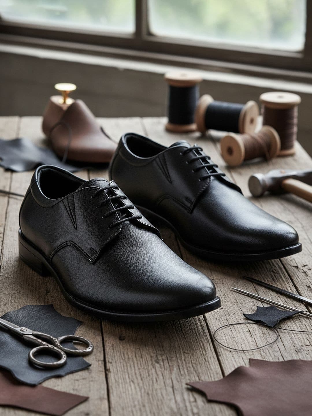 Khadims Men Leather Formal Derbys