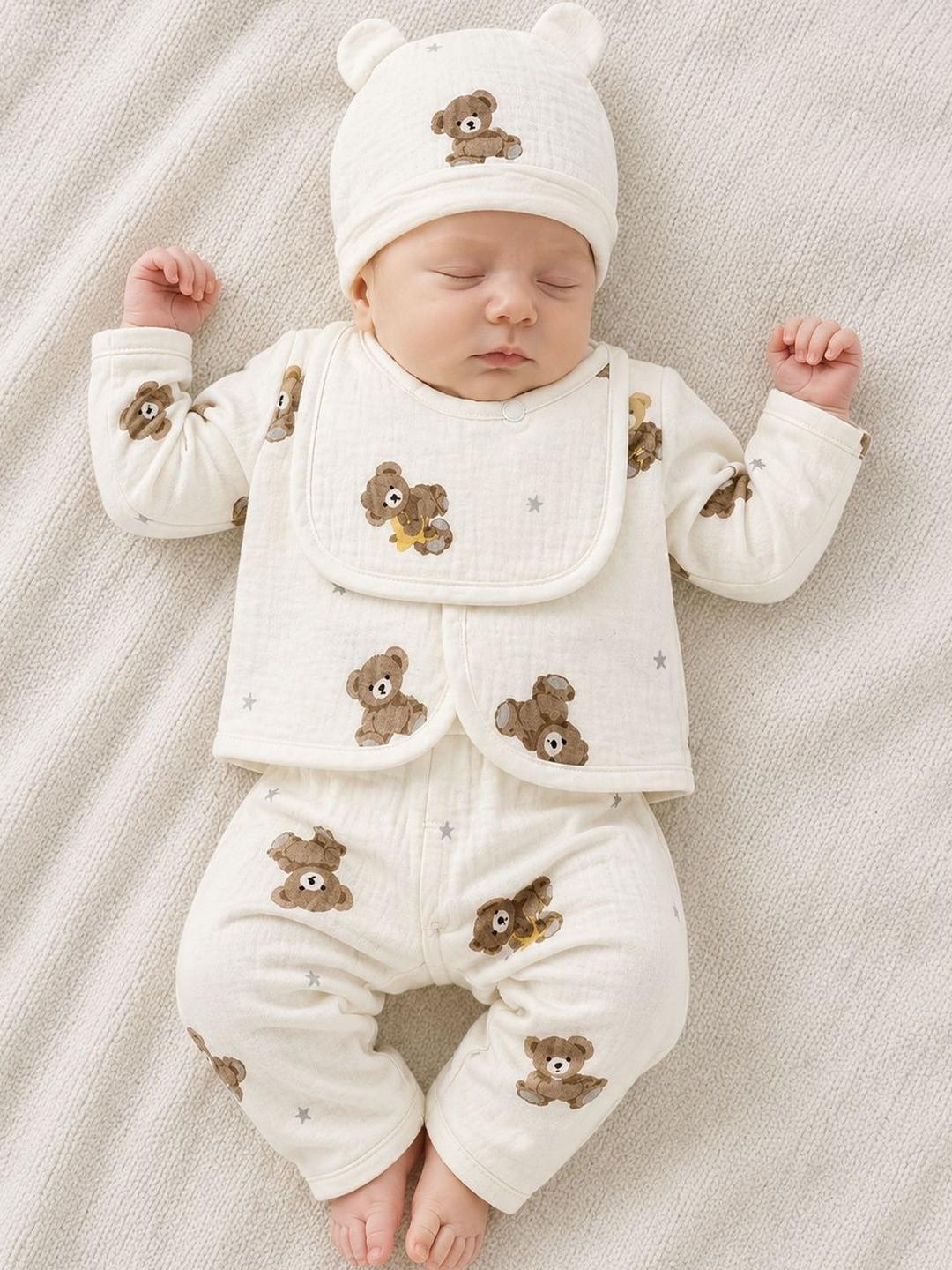 BAESD Kids Pack Of 5 Pure Cotton Baby Apparel Gift Set