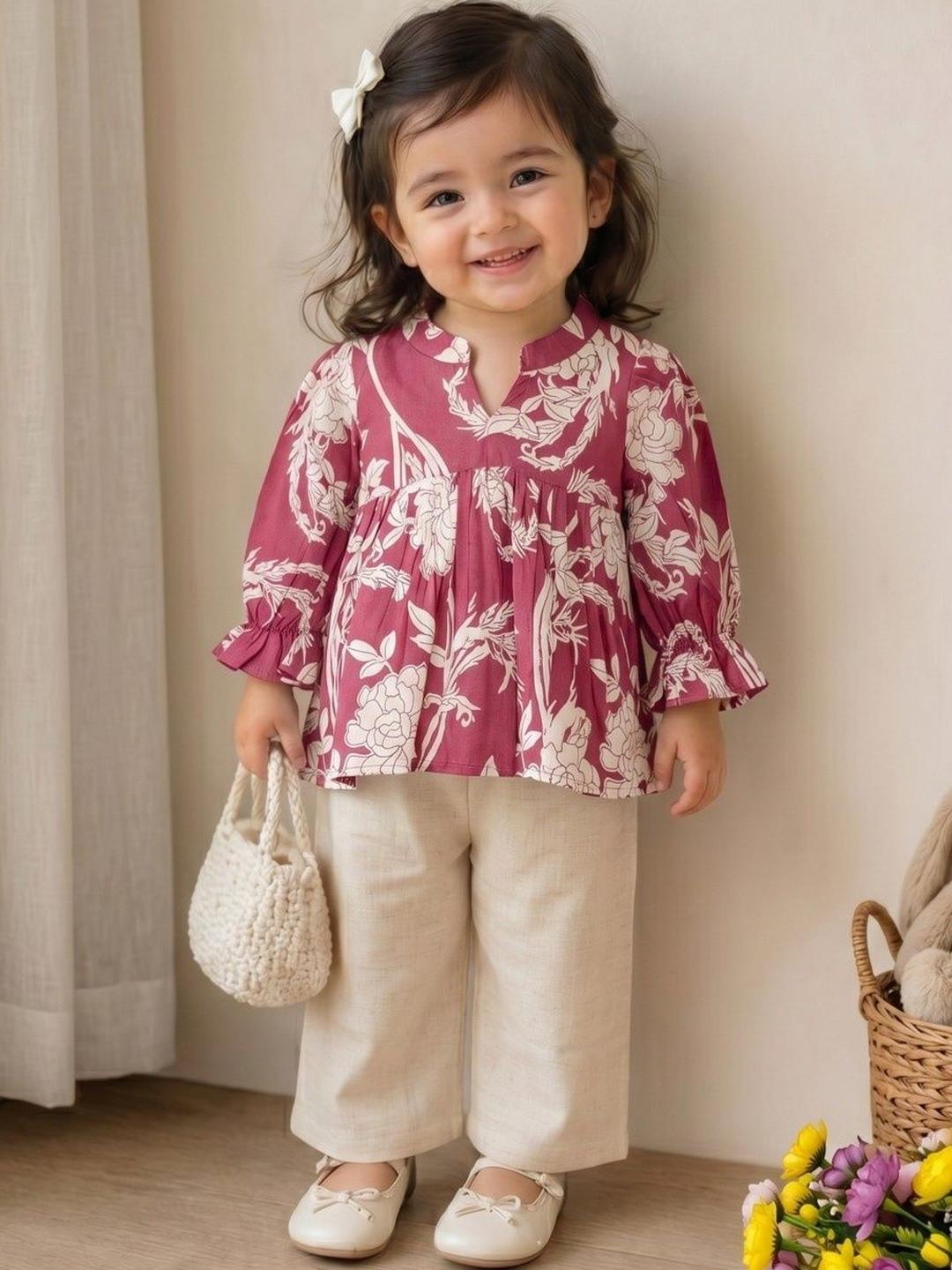 YK Floral Print A-Line Dress