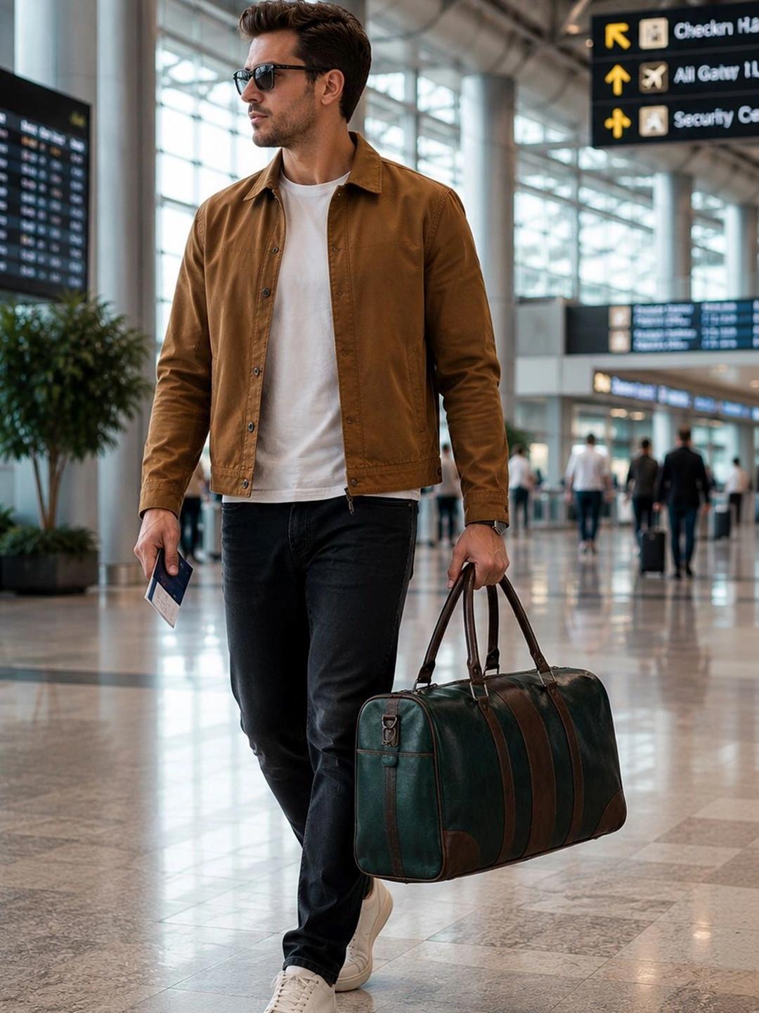 bagneeds Colourblocked Large Foldable Casual Duffel Bag