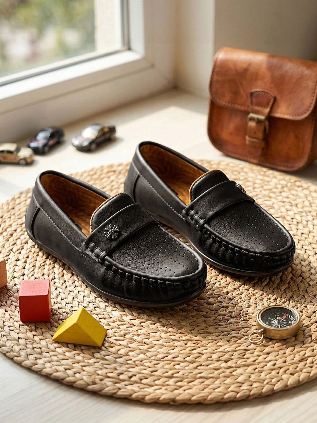 SHOESFORJUNIORS Boys Perforations Loafers