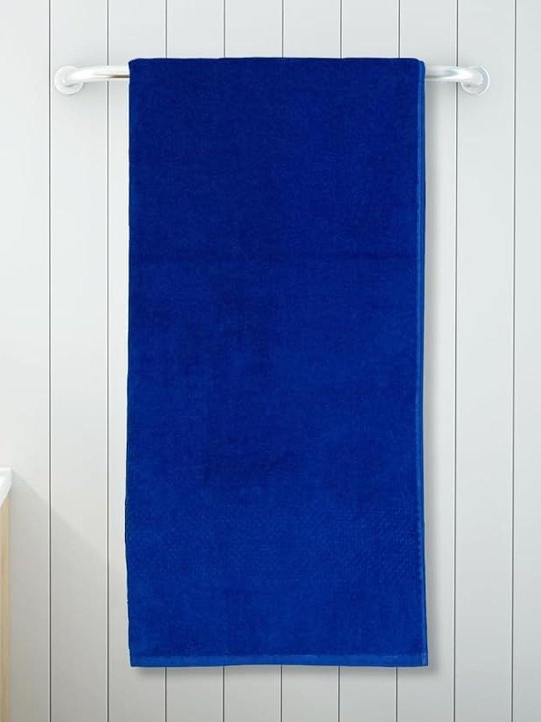 SPACES Blue 1 Cotton 450 GSM Bath Towel