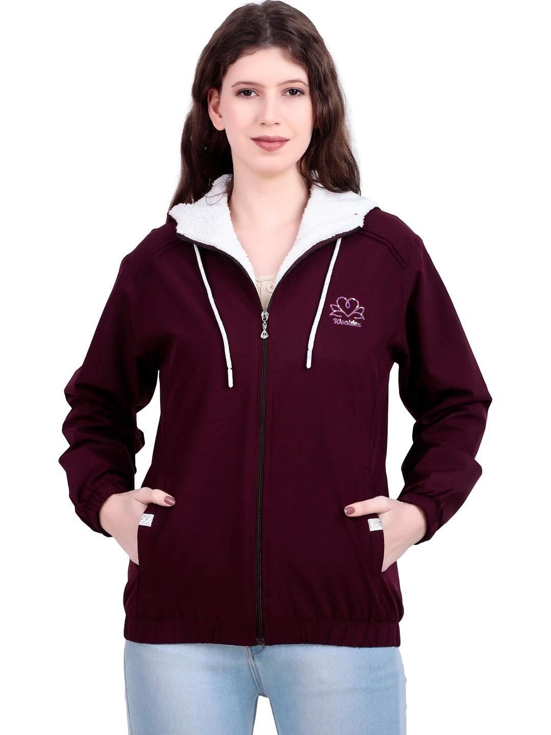 WOOLDEX Women Brand Logo Insulator Padded Jacket