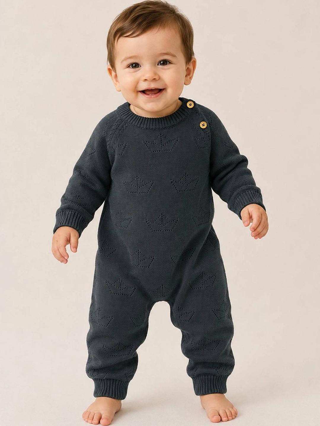MiArcus Infants Round Neck Pure Cotton Rompers