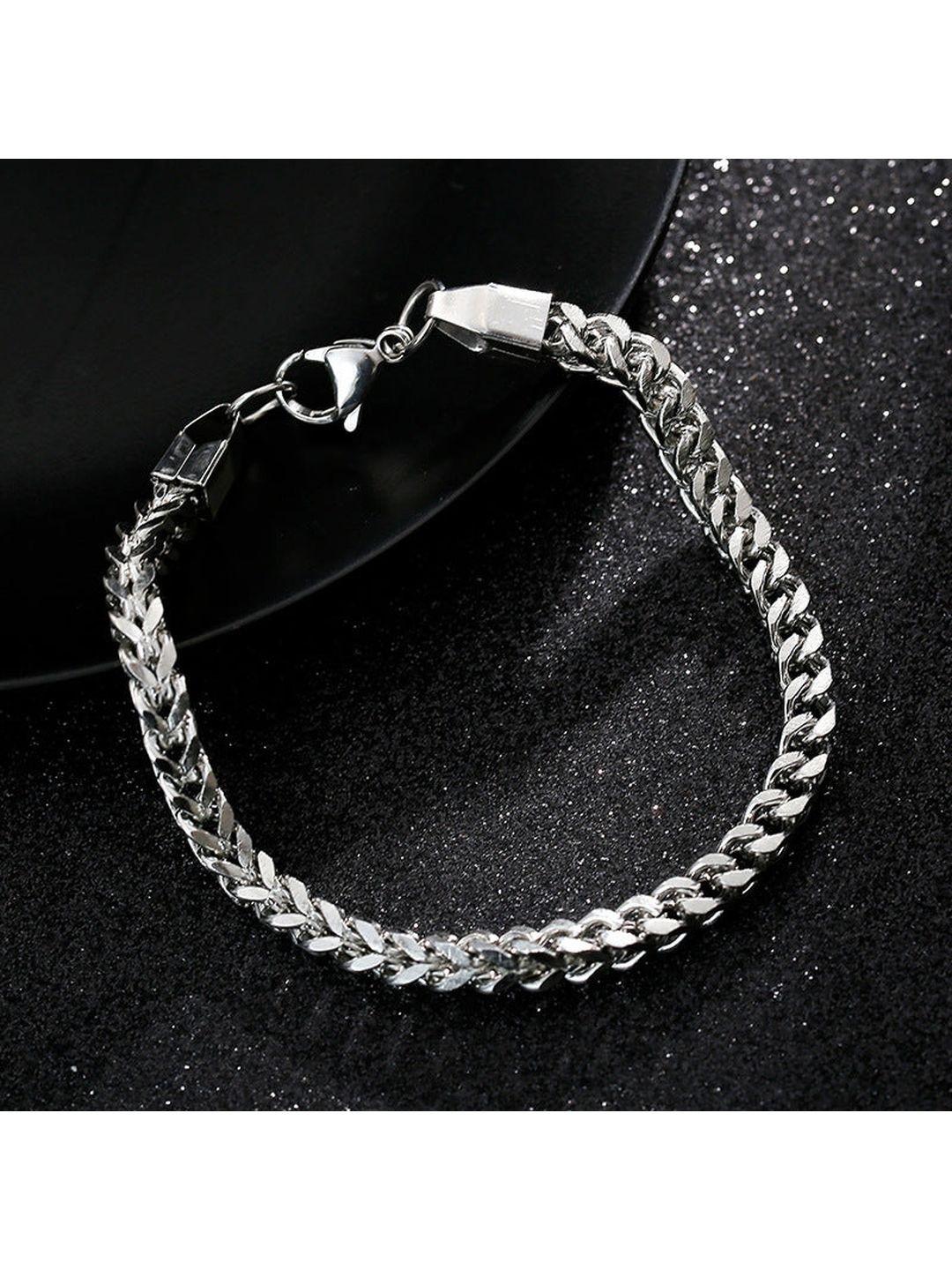 SALTY Men Stainless Steel Link Bracelet