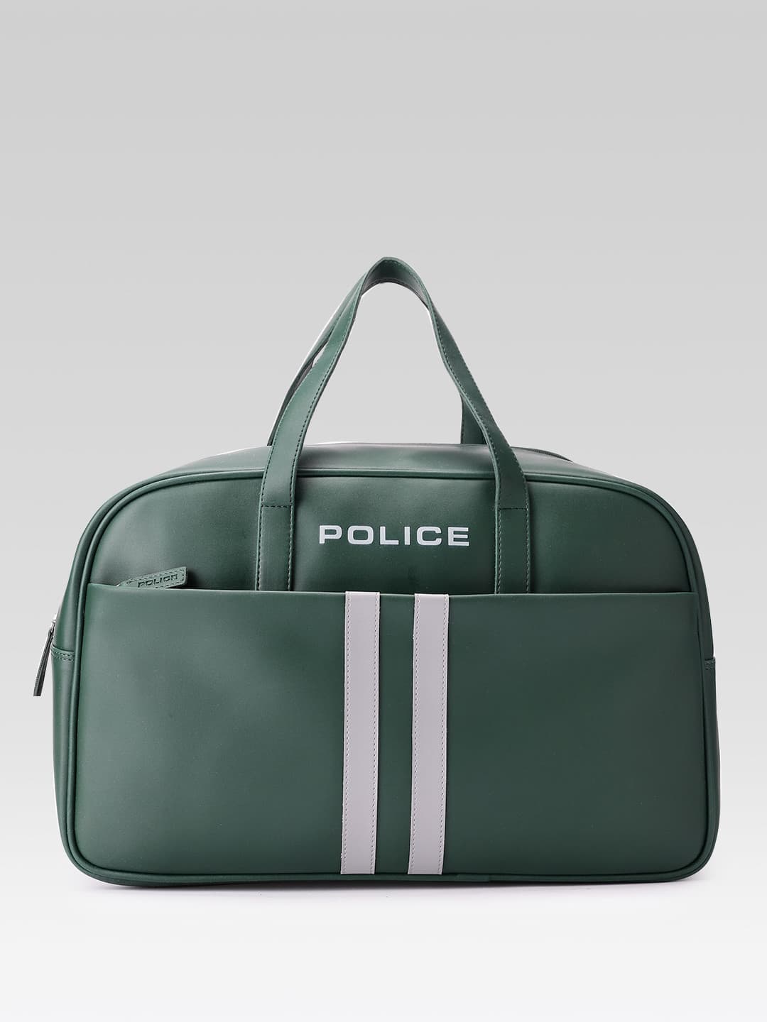 Police Vegan Leather Travel Duffel Bag