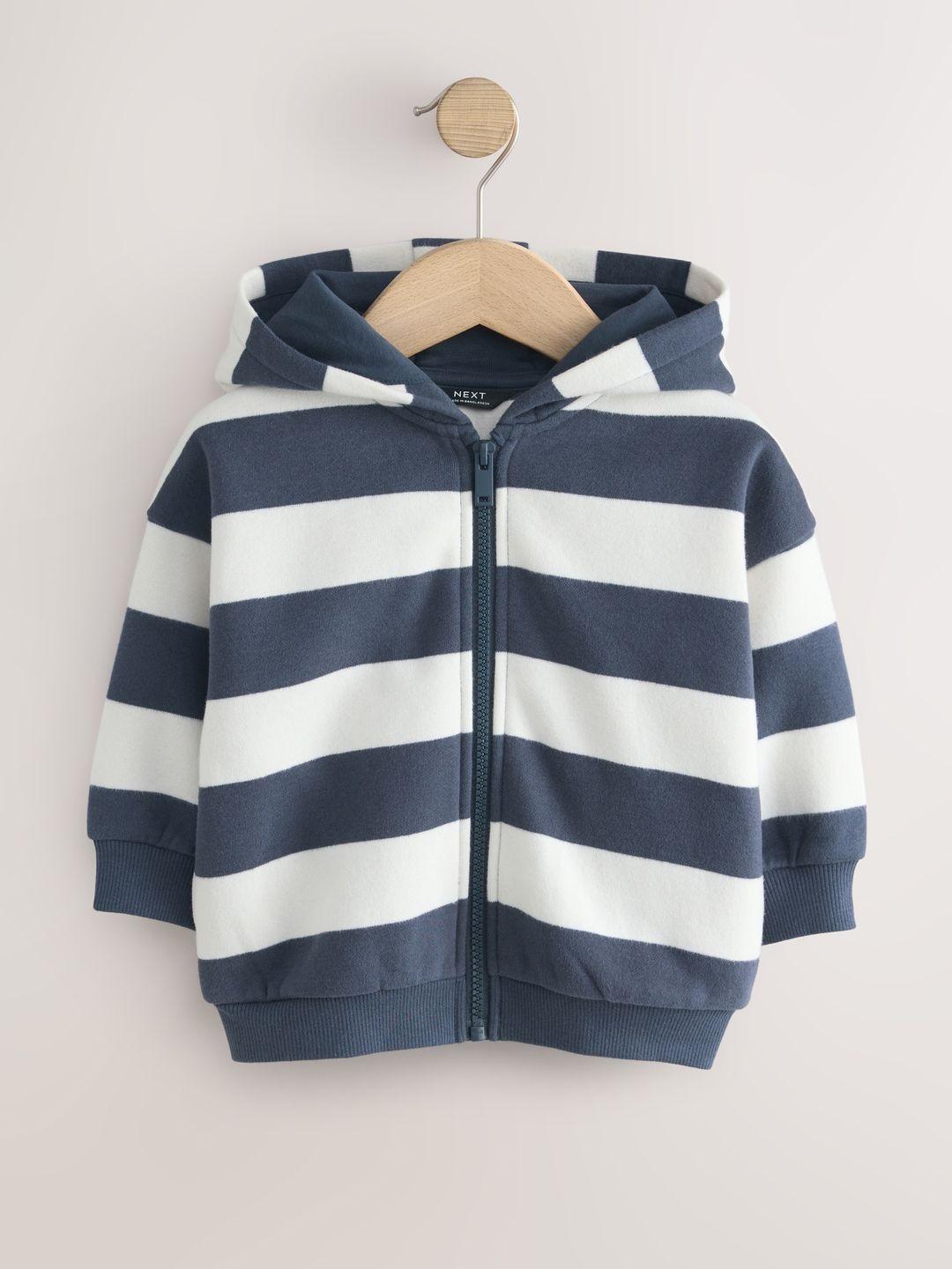 NEXT Boys Striped Hooded Sweatshirt
