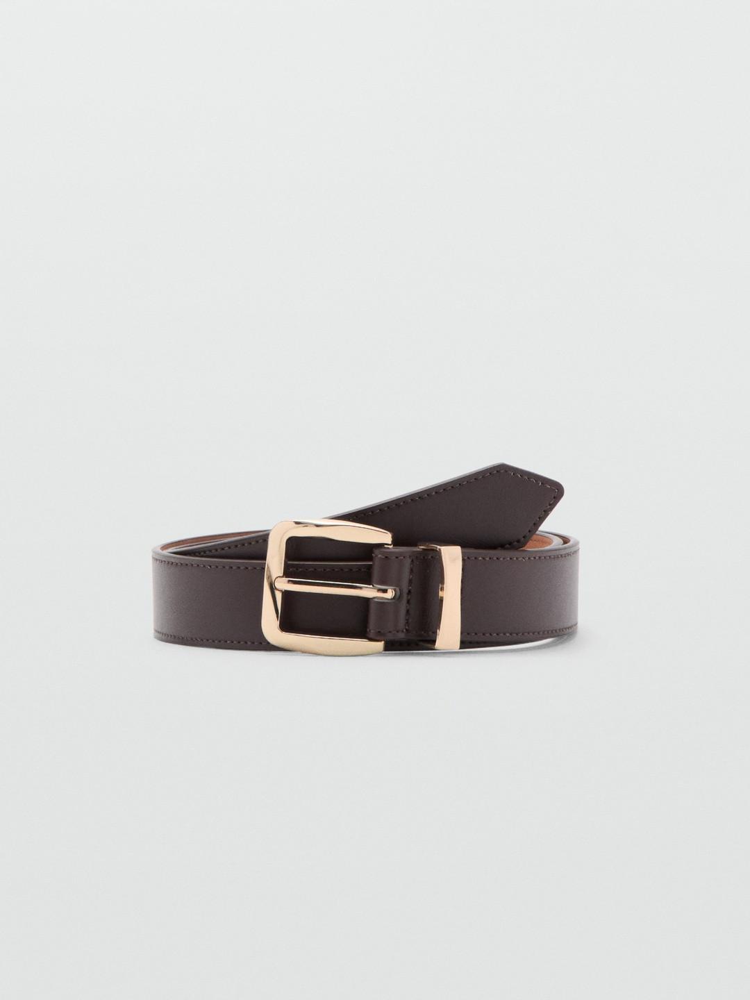 MANGO Women PU Formal Belt