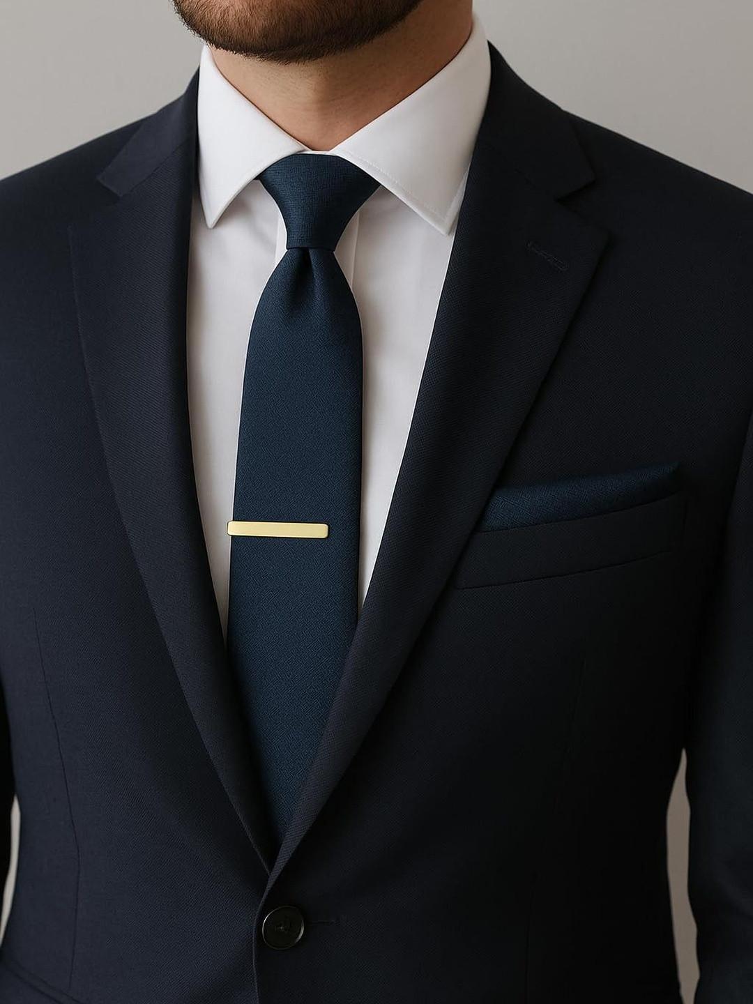 Fashmade Men Woven Design Skinny Tie