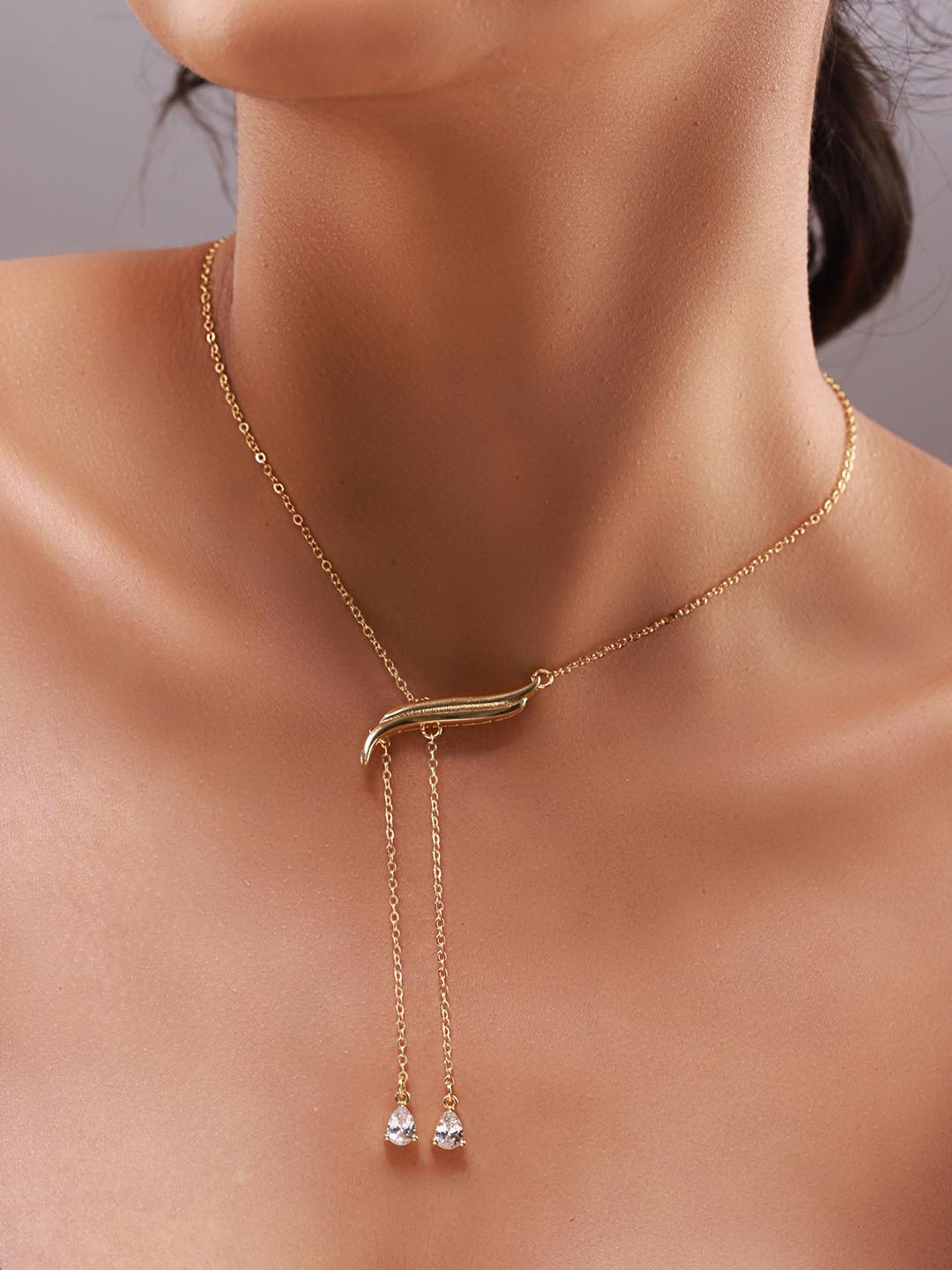 Flow Tide Cascade Curve Y Necklace