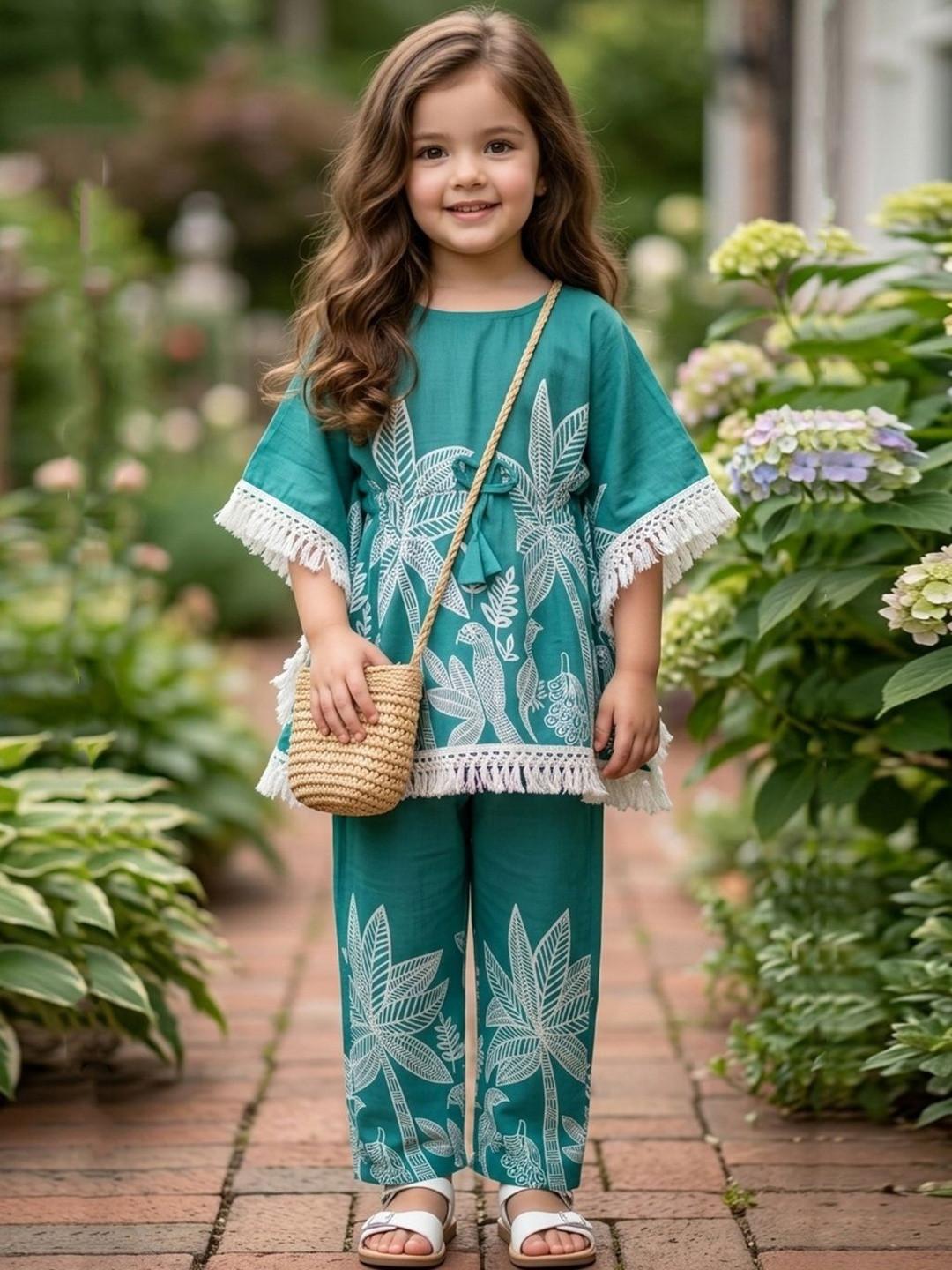 Cutiekins Girls Printed Clothing Set