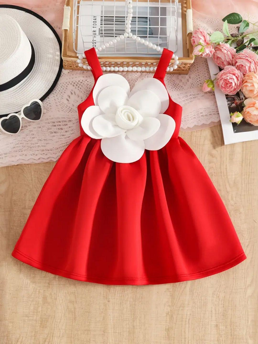 INCLUD Applique Satin Dress