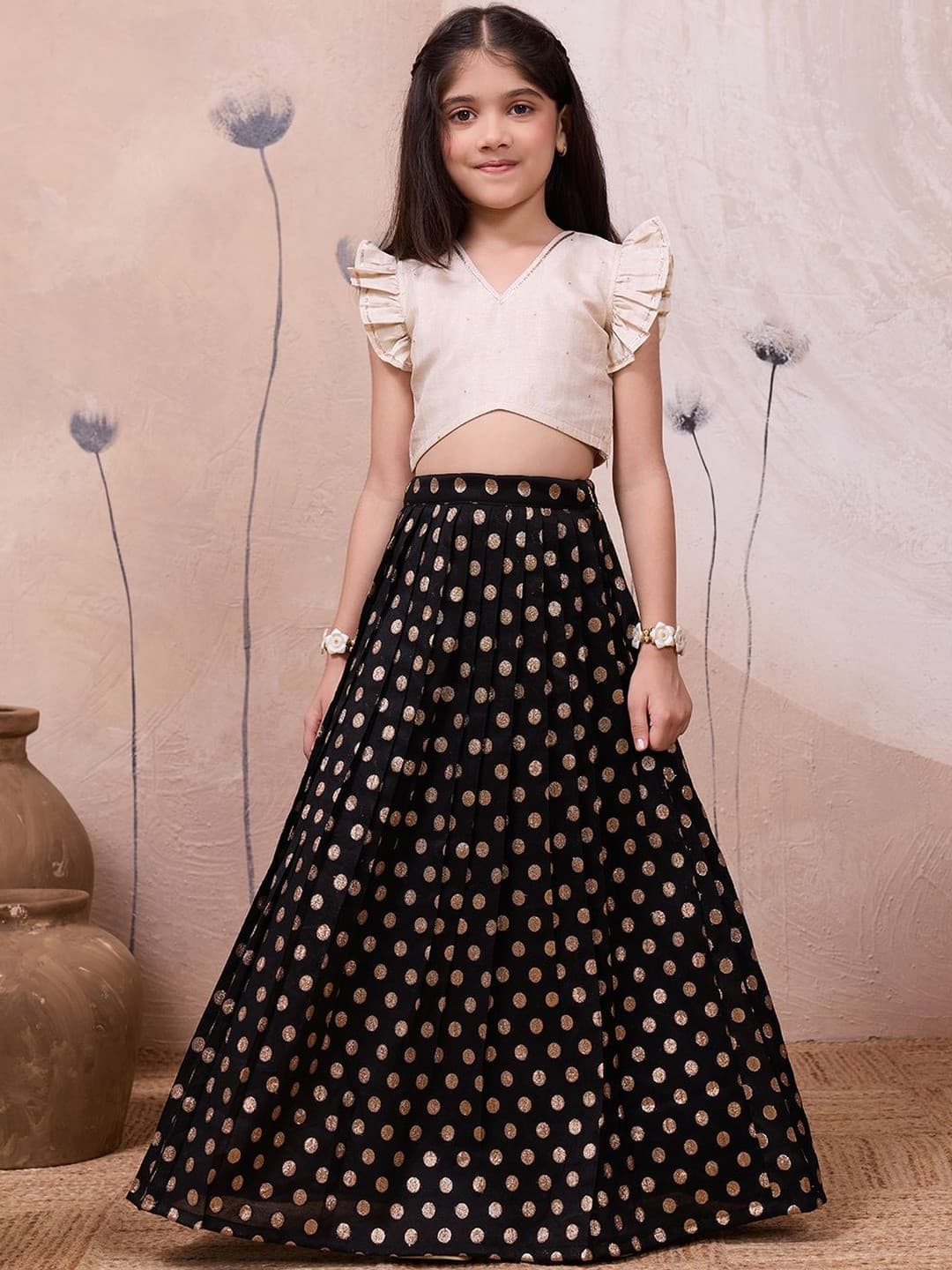 KALINI Girls Ready to Wear Lehenga &