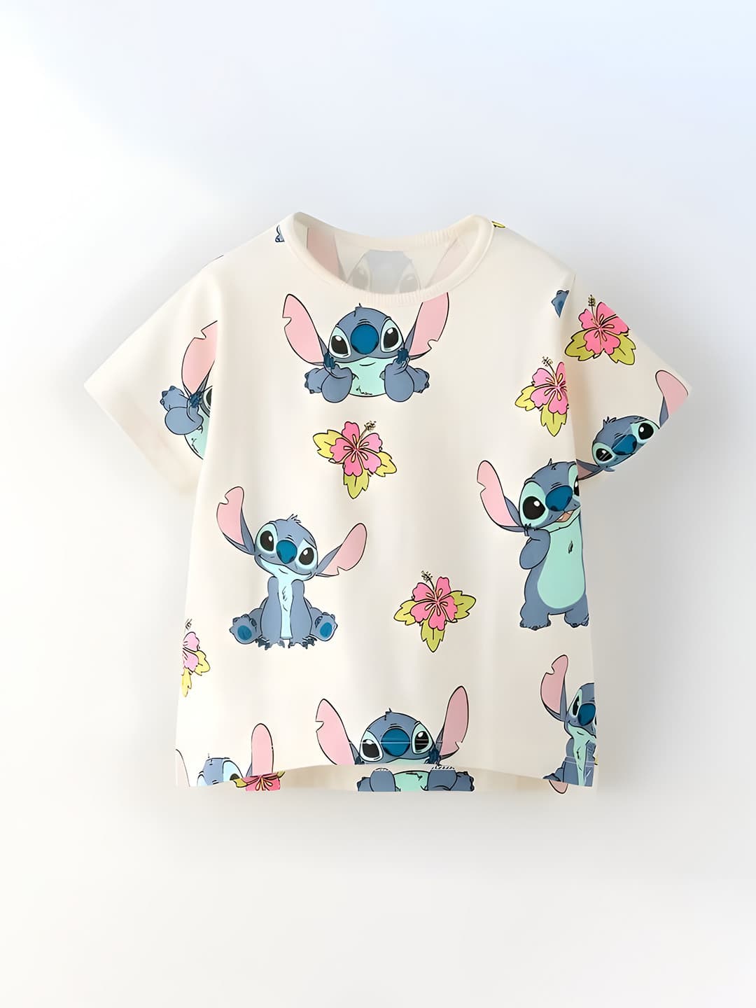 Googo Gaaga Printed Round Neck Cotton T-shirt