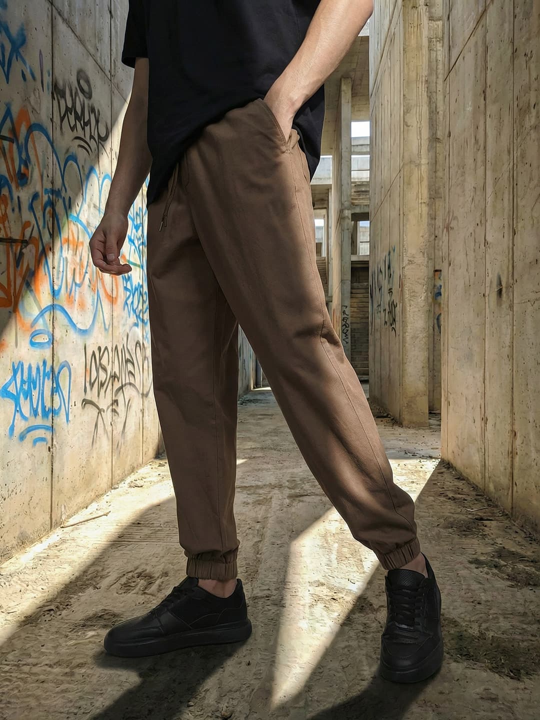 The Roadster Life Co. Men Pure Cotton Relaxed Fit Joggers