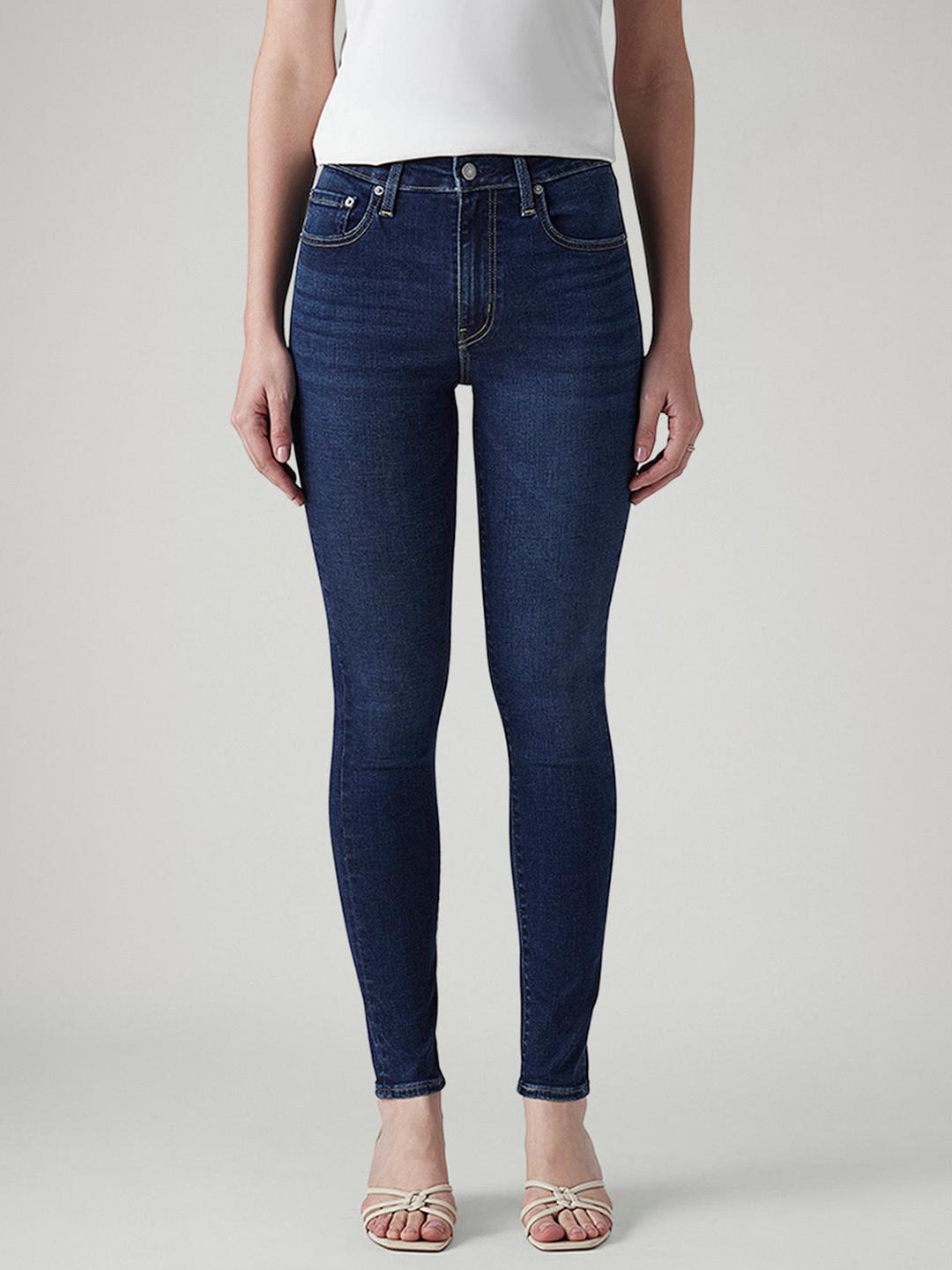 Levis Women Classic Skinny Fit High-Rise Light Fade Stretchable Jeans