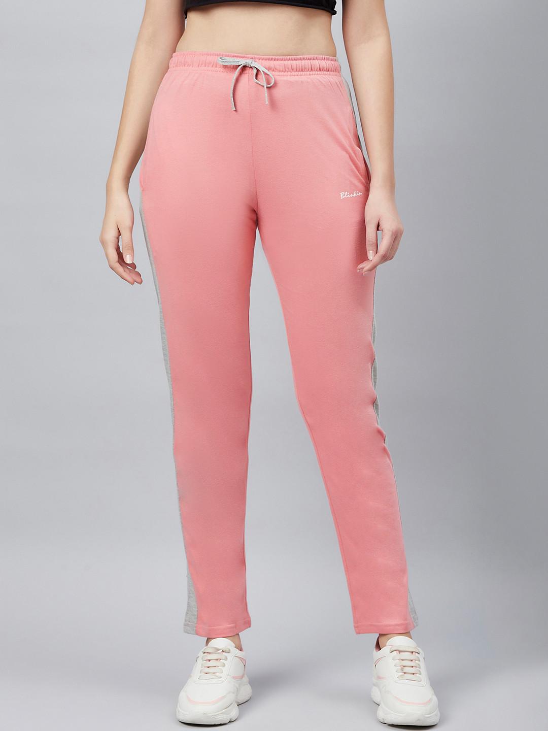 Blinkin Women High-Rise Colour-Blocked TrackPants
