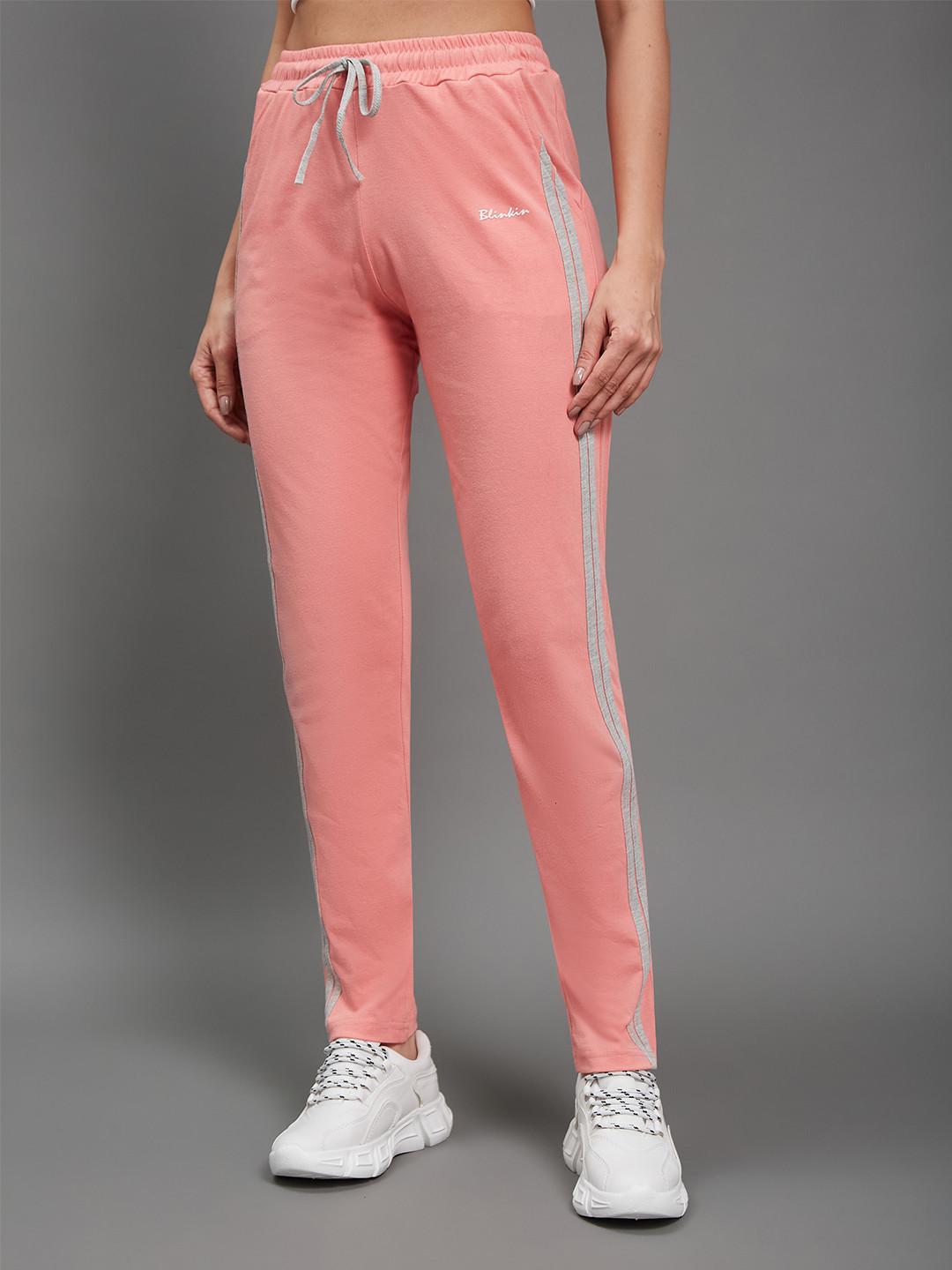 Blinkin Women Side Striped Relaxed Fit Track Pants