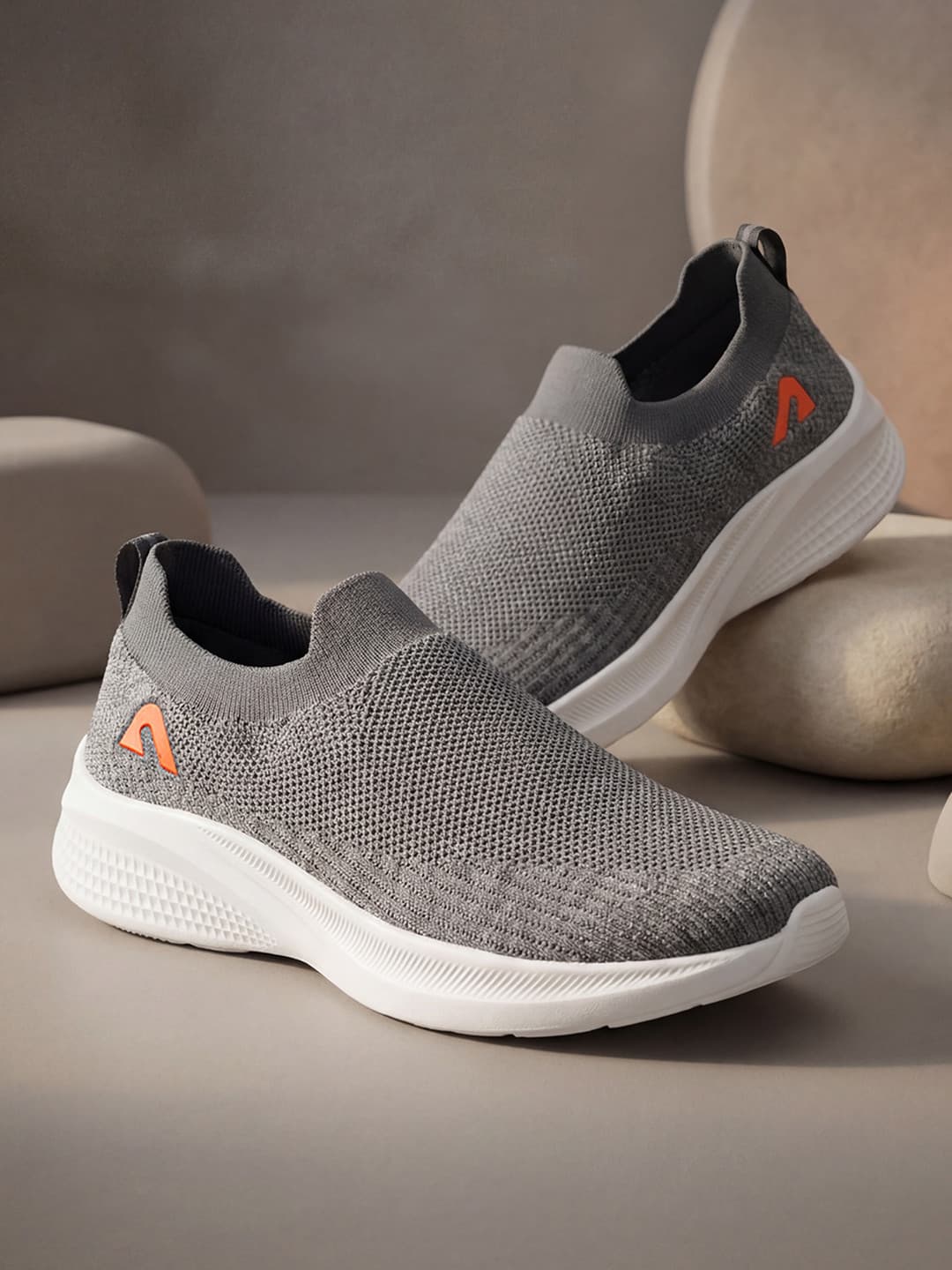 BOLDFIT Men Grey Casual Running & Walking Sports Shoes