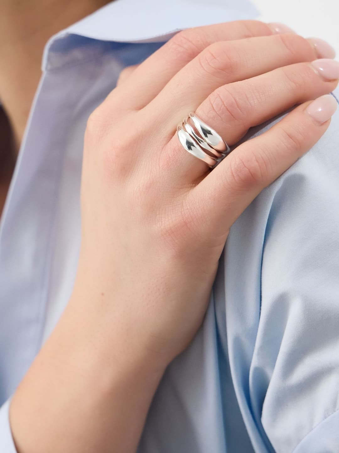Accessorize Women Set of 3 Finger Ring