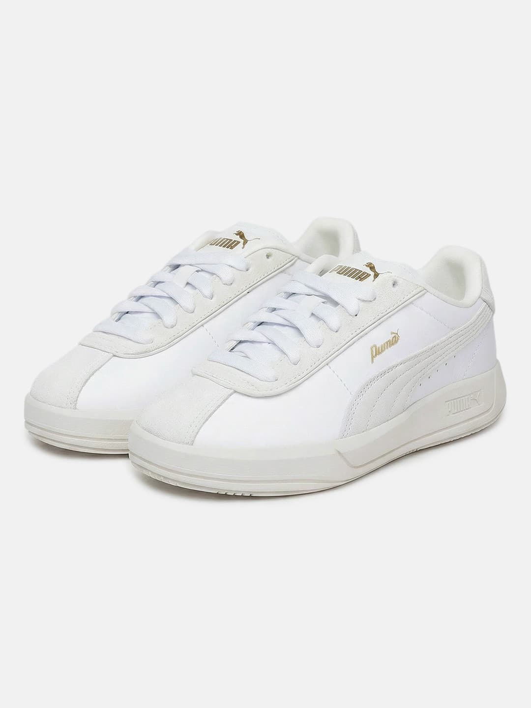 Puma Women Club Klassika Colourblocked Leather Sneakers