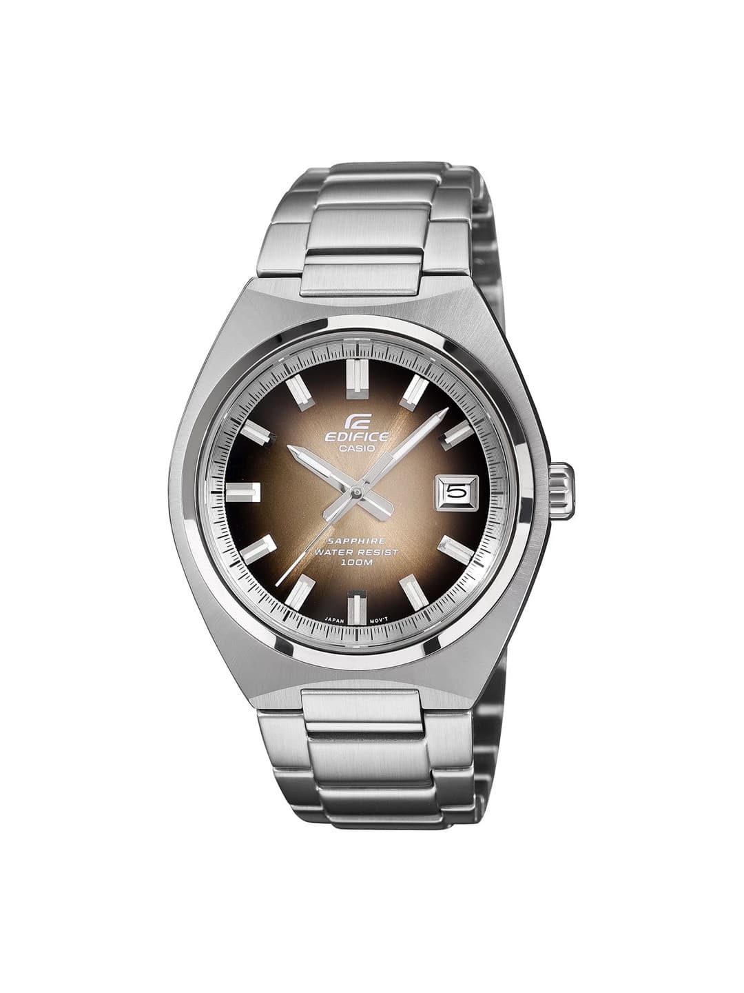 CASIO Men Dial & Stainless Steel Bracelet Style Straps Analogue Watch ED700